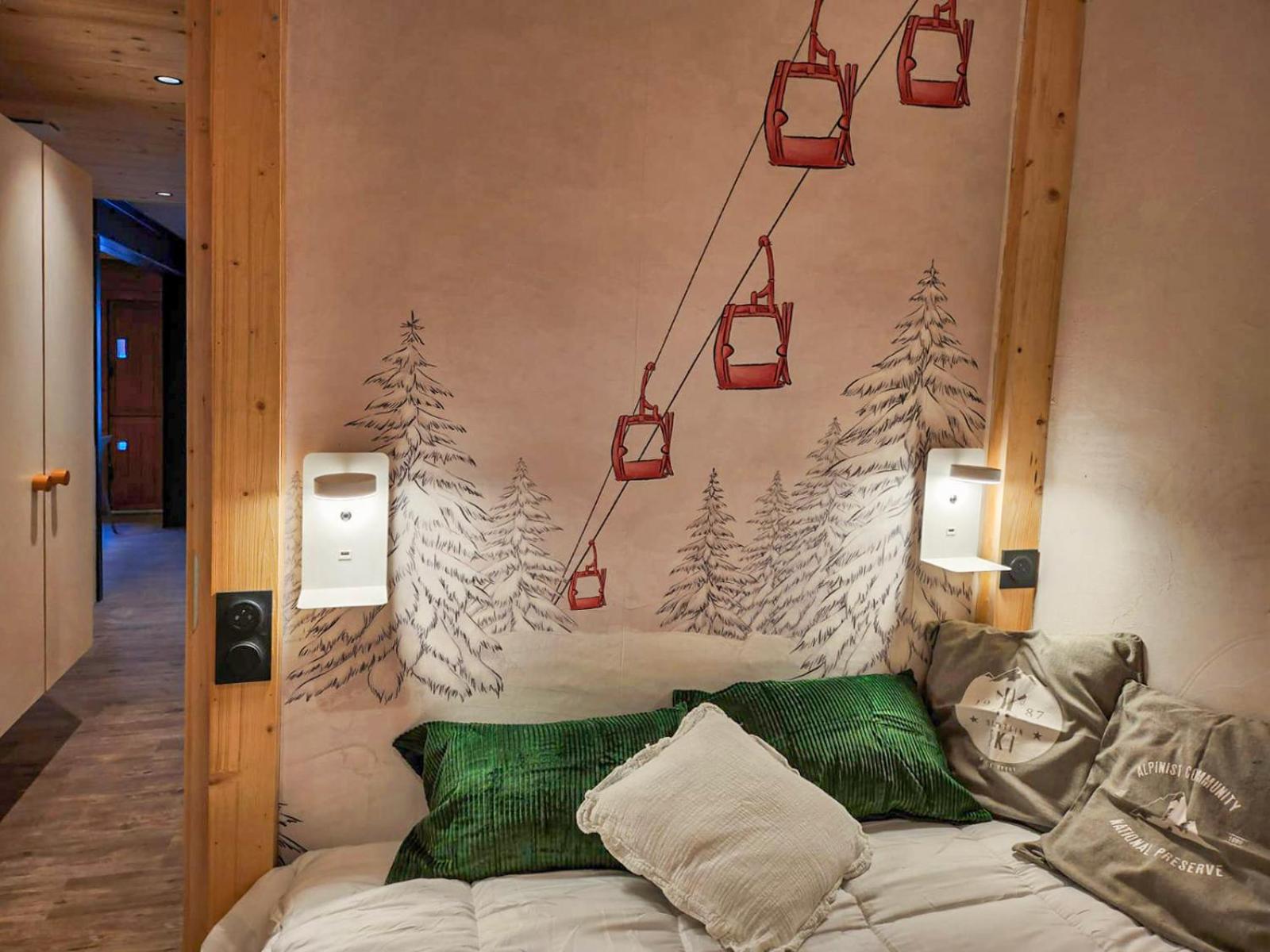 Arc 2000 - appartement ou studio avec balcon et vue