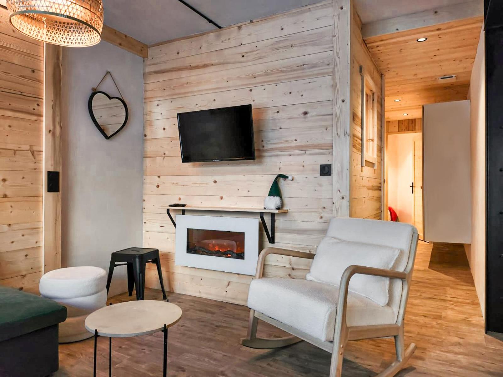 Arc 2000 - appartement ou studio avec balcon et vue