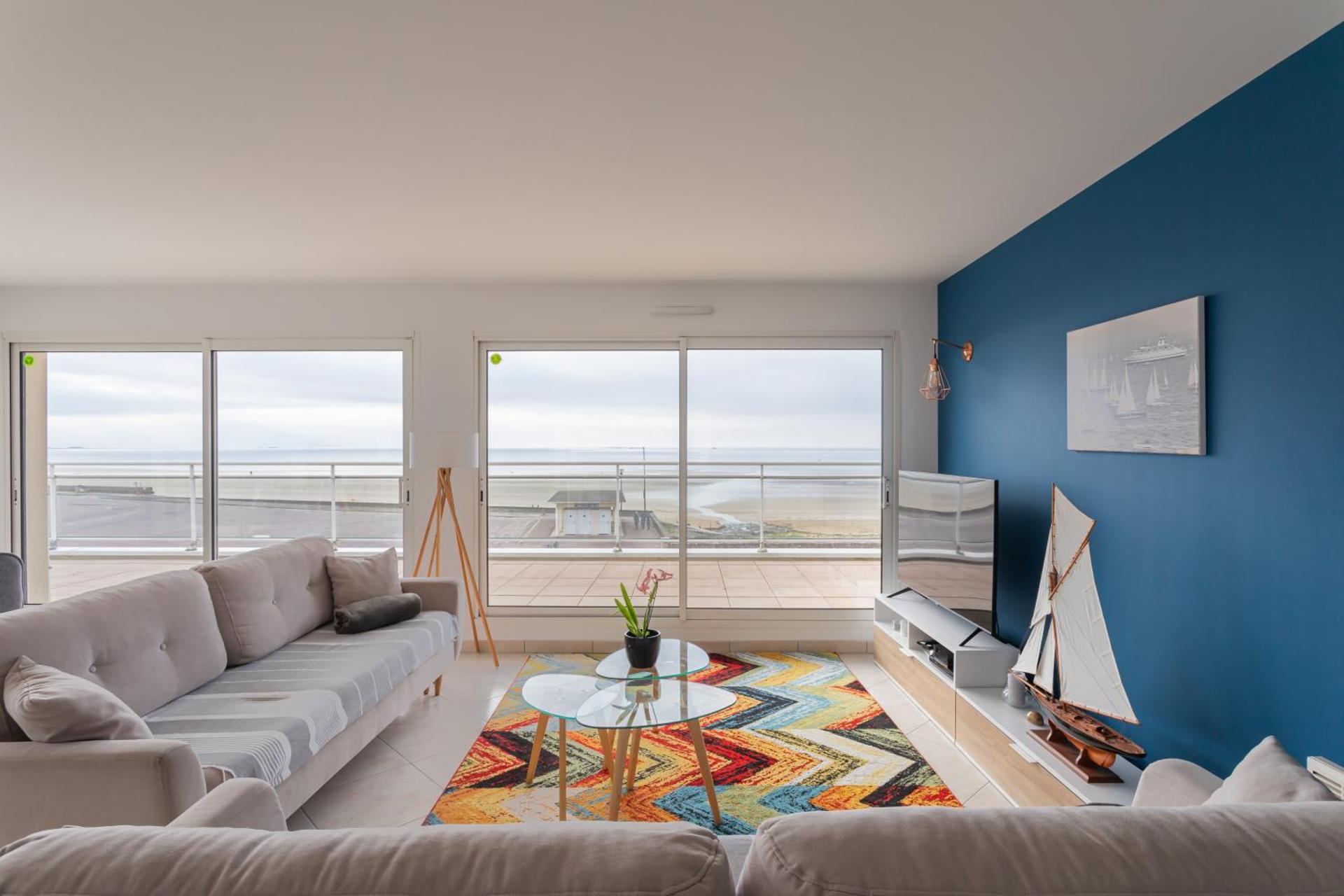 Glaz-Zen - Spacieux appt face à la mer