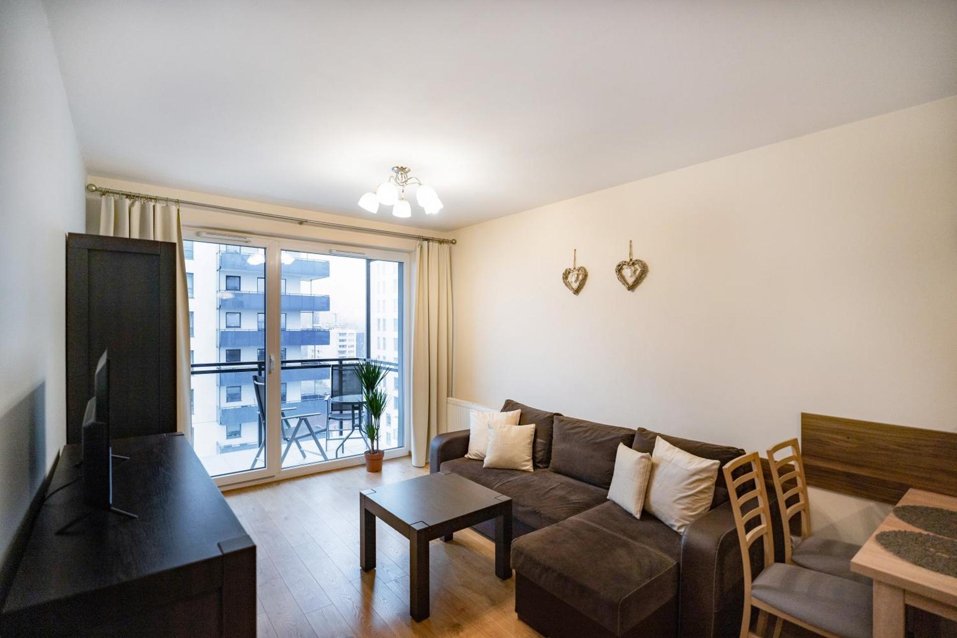 Apartment mit 1 Schlafzimmer und Balkon