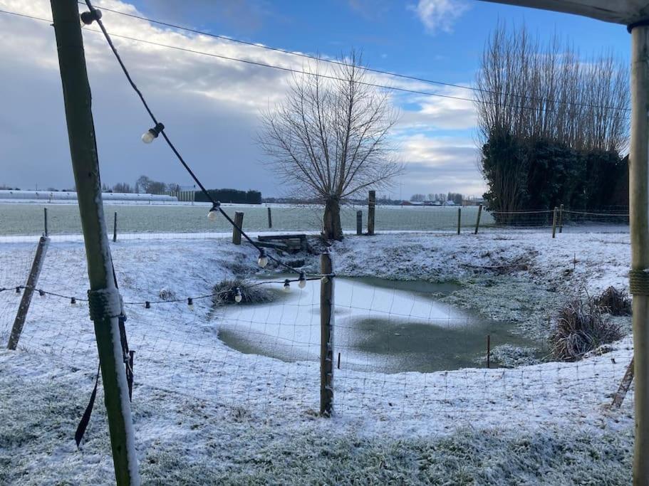 Tiny House 't klein geluk dichtbij Brugge met fiets'