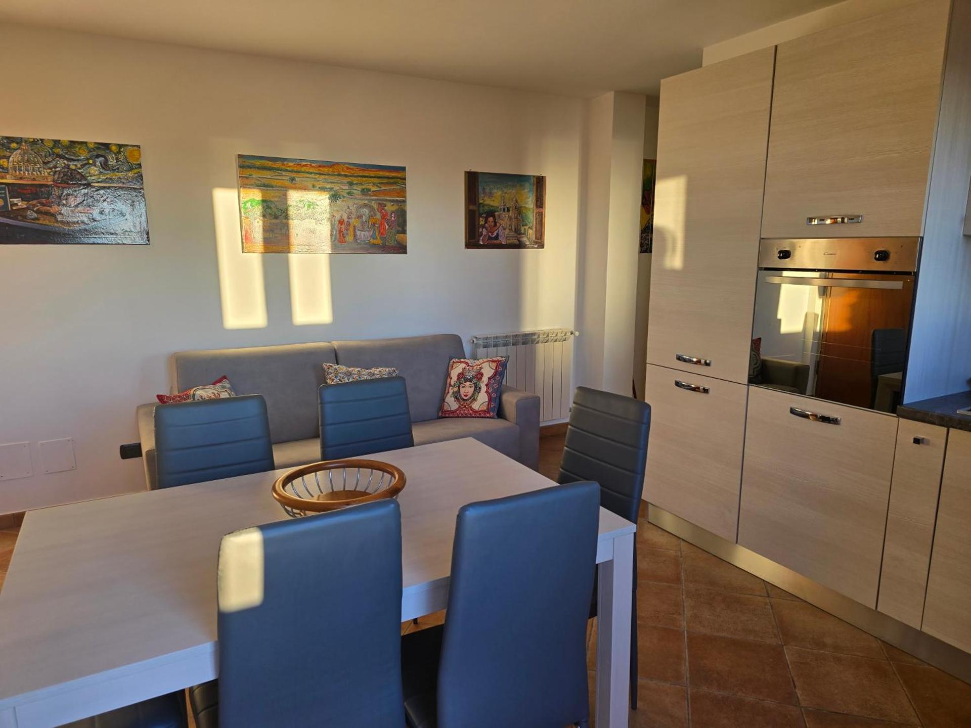 Linda's House Fiumicino sunset view