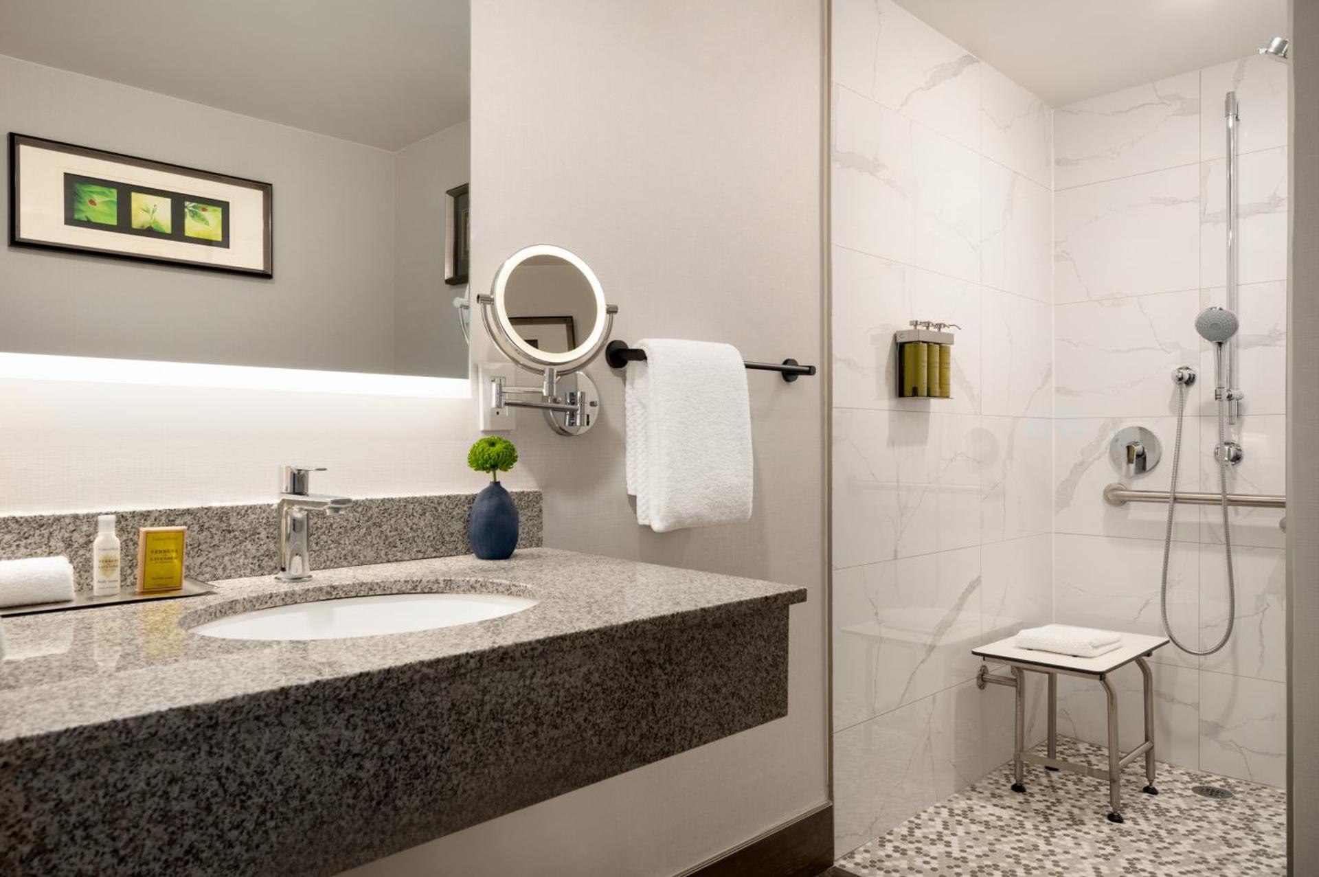 King Room with Accessible Tub - Mobility and Hearing Access