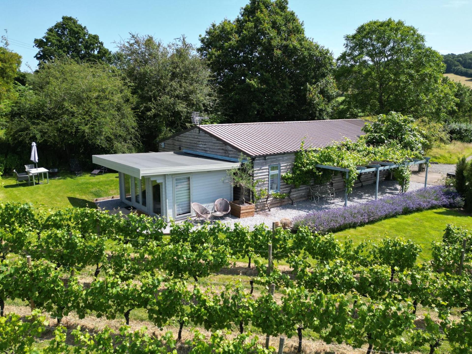Vineyard lodge in Herefordshire