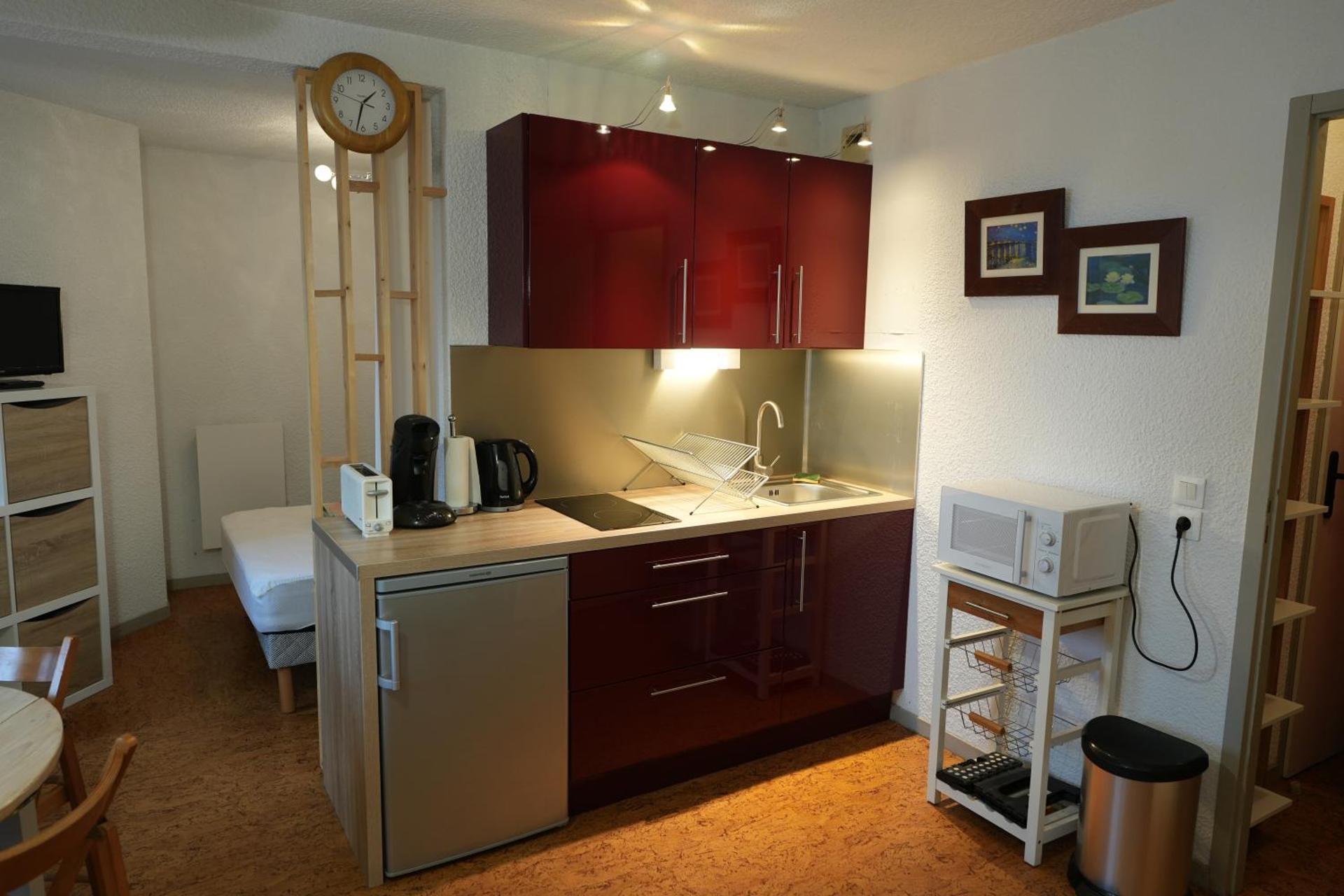 appartement 4 personnes, ascenseur, balcon, 100 m du télécabine