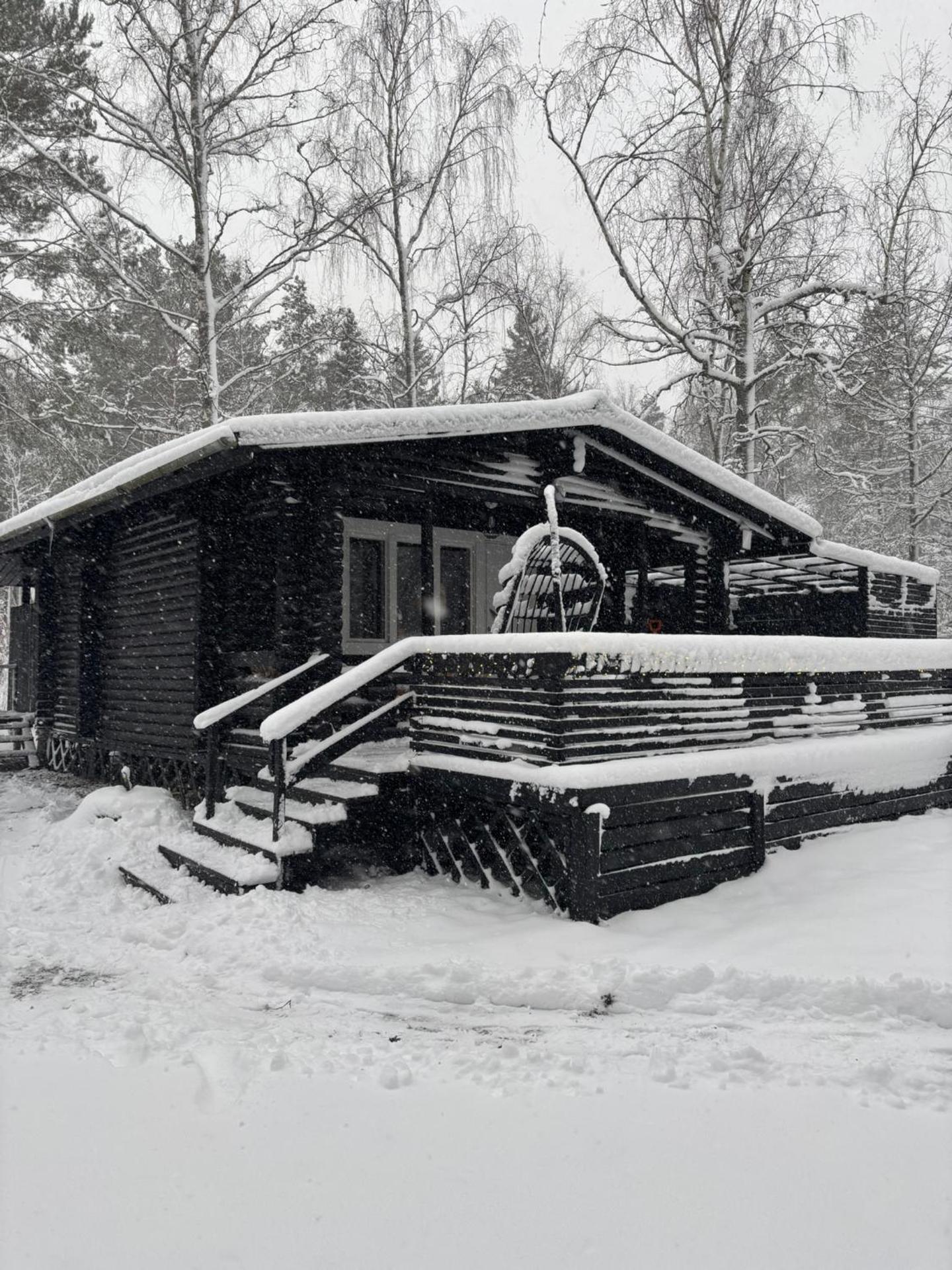 Hirsimökki,Meri,Sauna,Terassi