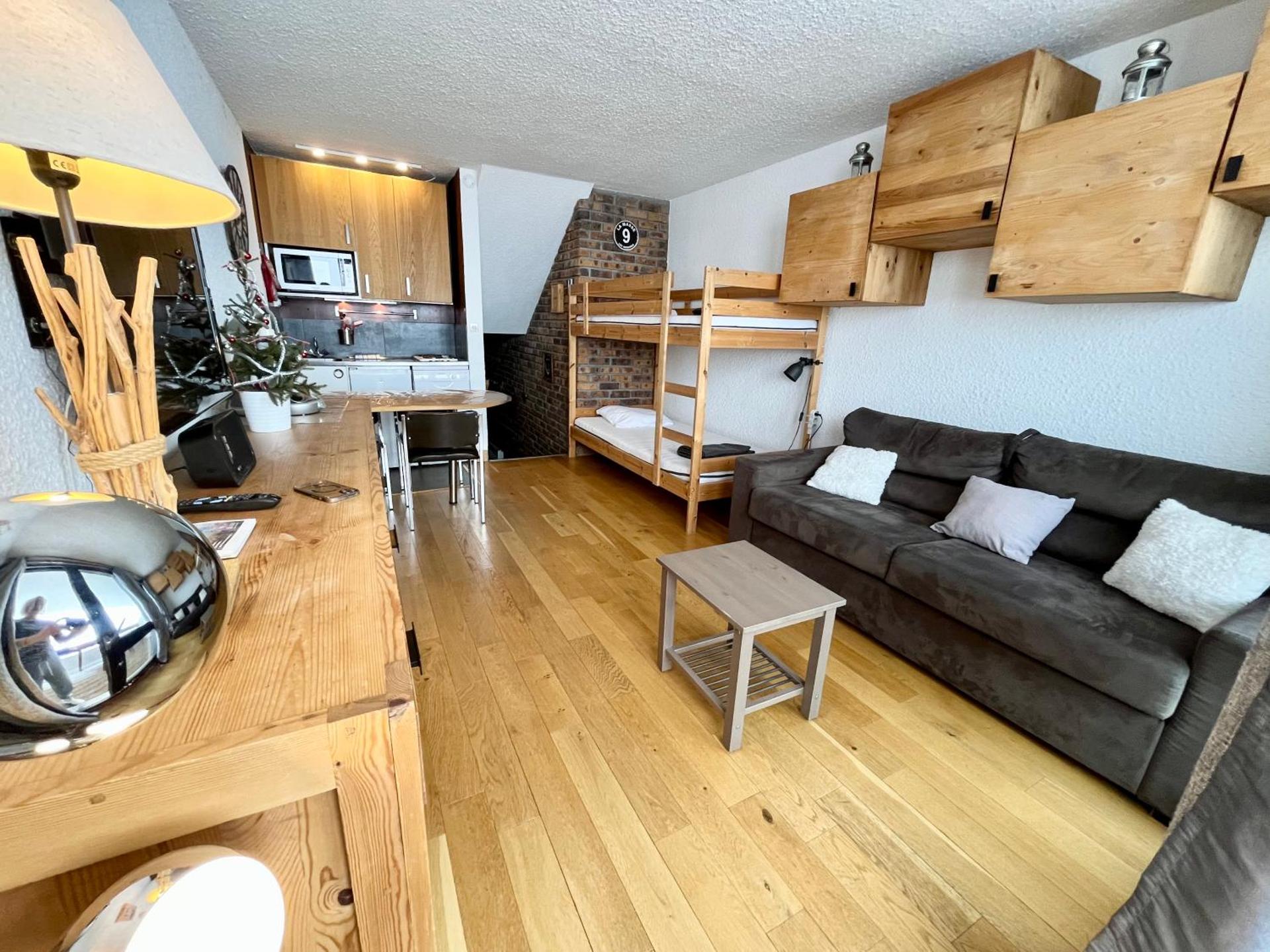 Studio cosy entrée les Evons Résidence Le BRELIN