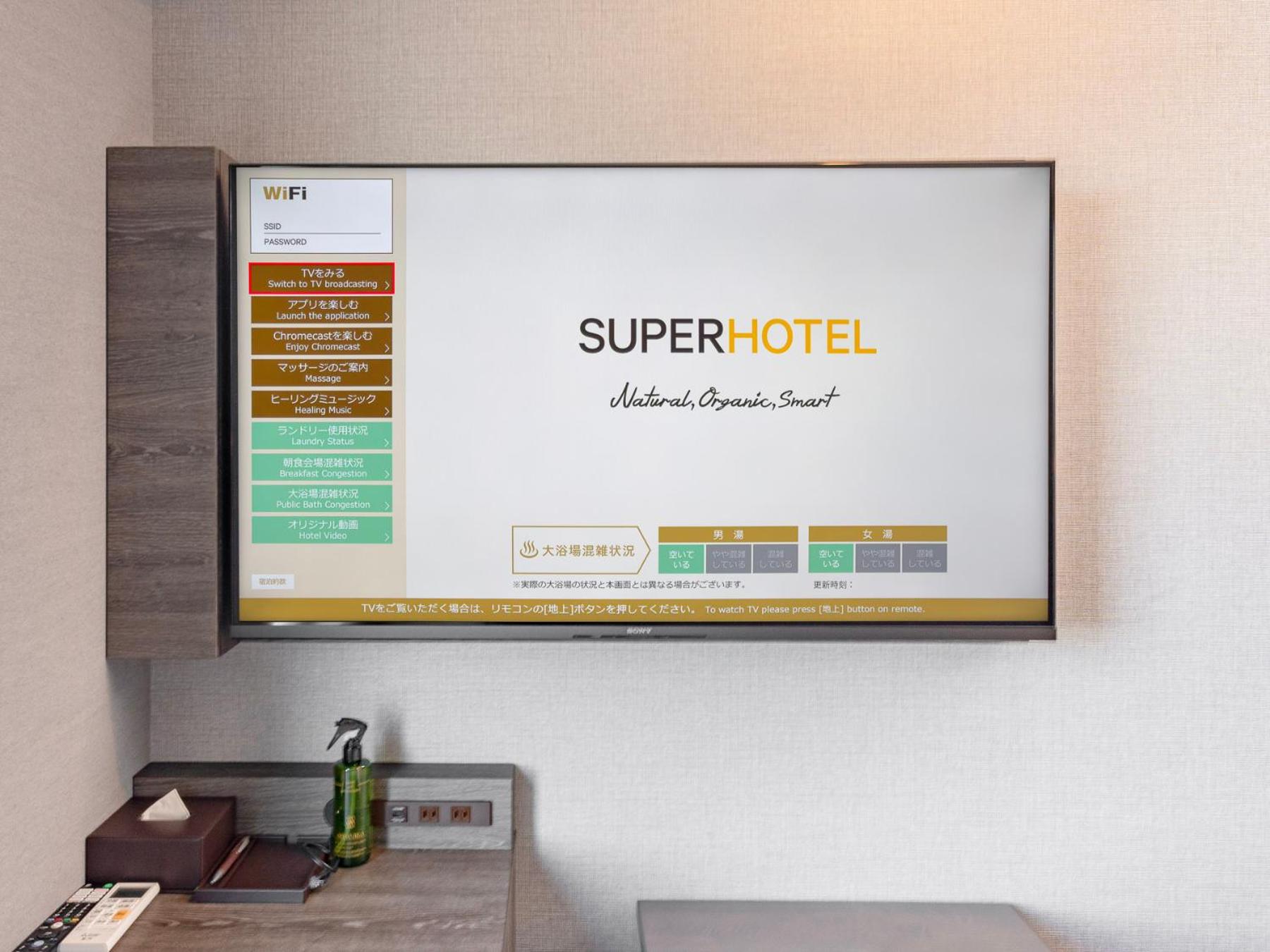 Værelset vælges ved indtjekning