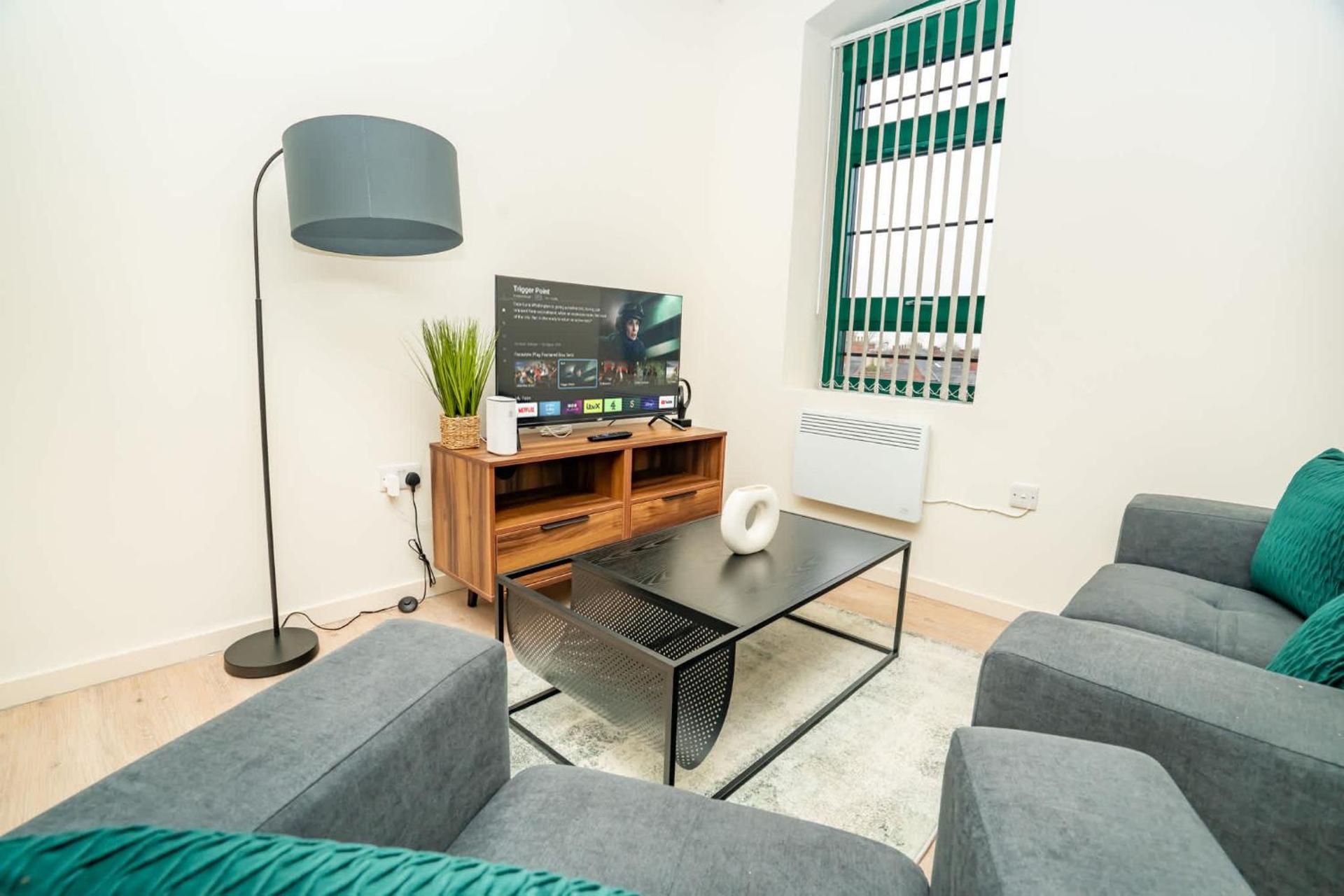 Stylish 1 Bed Apartment in Central Newark