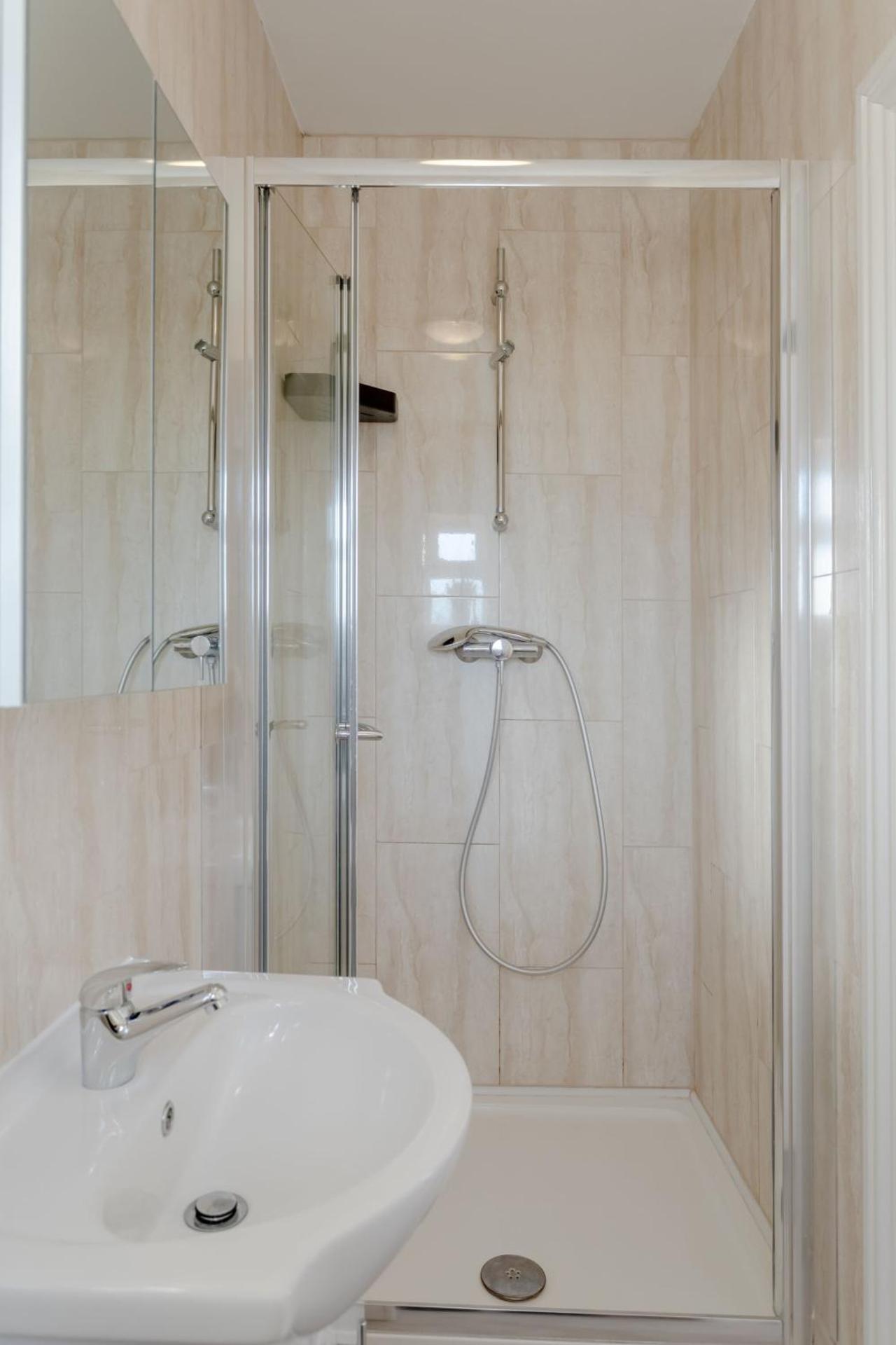 Family room with private bathroom