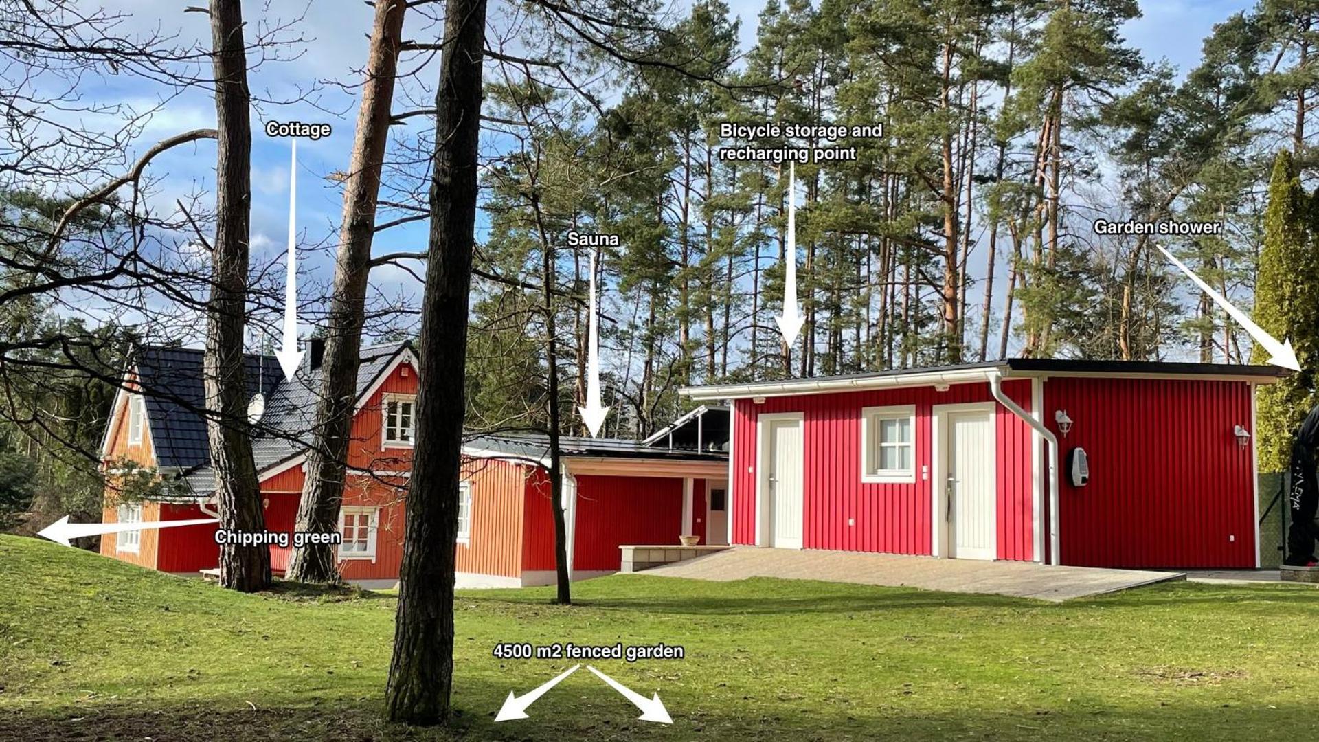 Cottage Faflik - Air Con And Own Sauna, Swedish house no 001