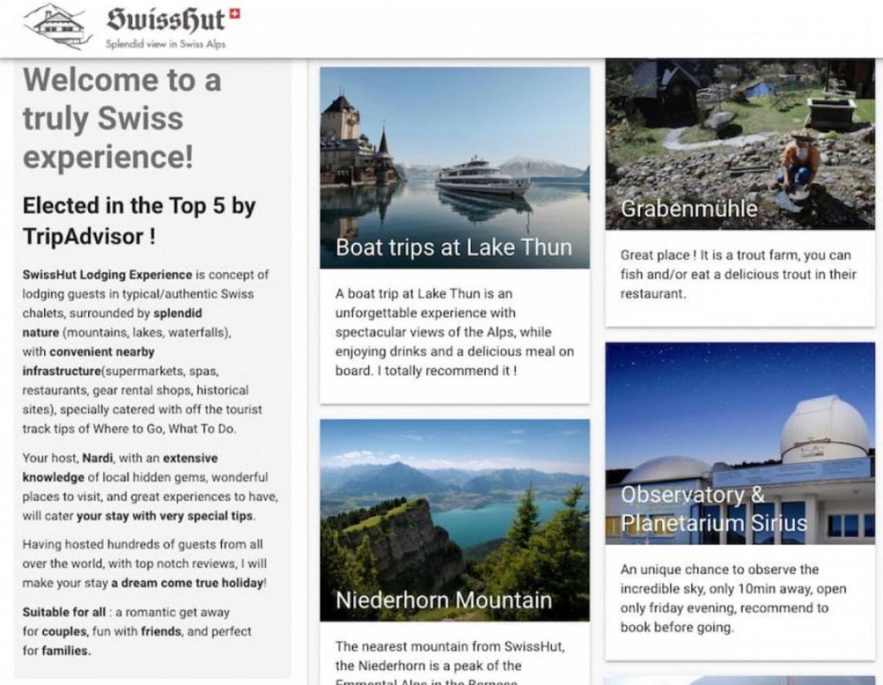 SwissHut Stunning Views Alps Lake - Apart. Erli Up