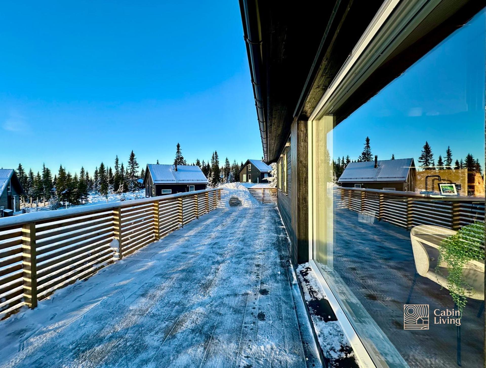 Cozy cabin on Sjusjølia by the trail network sauna