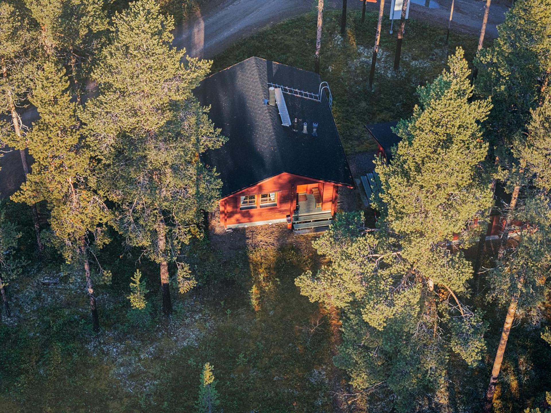 Mökki Jerisjärven rannalla