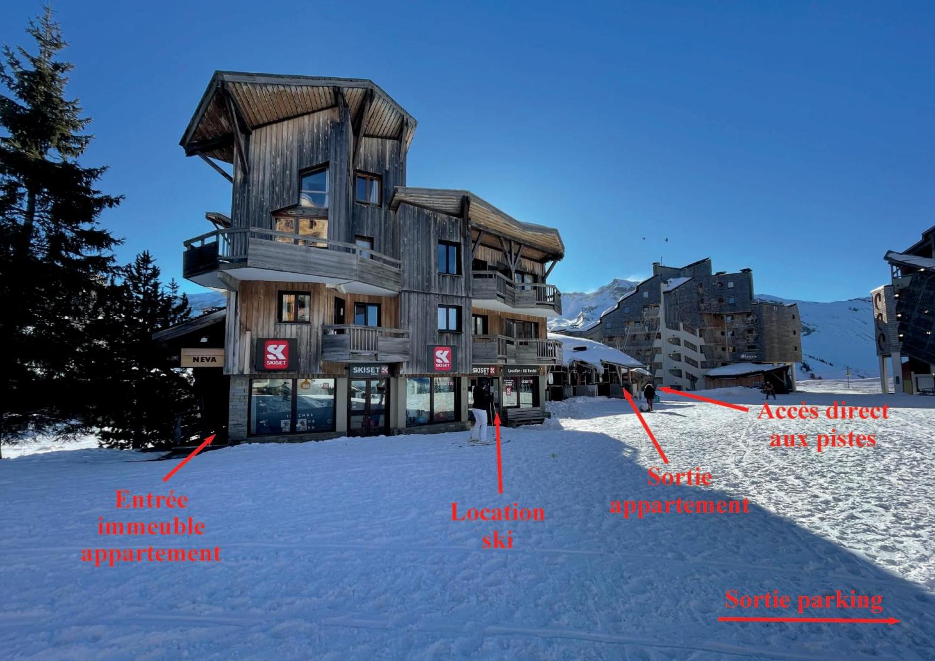 Avoriaz au pied des pistes et des commerces, secteur Falaise, Immeuble Neva