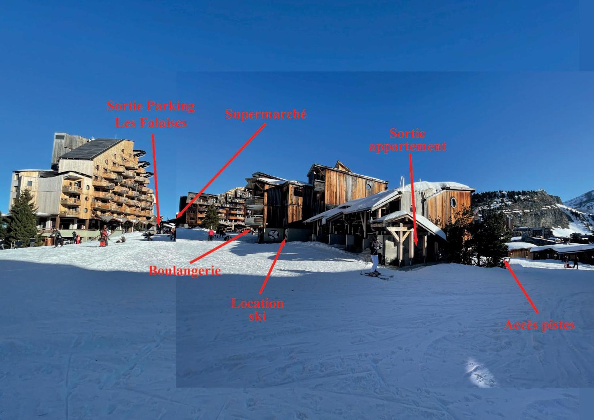 Avoriaz au pied des pistes et des commerces, secteur Falaise, Immeuble Neva