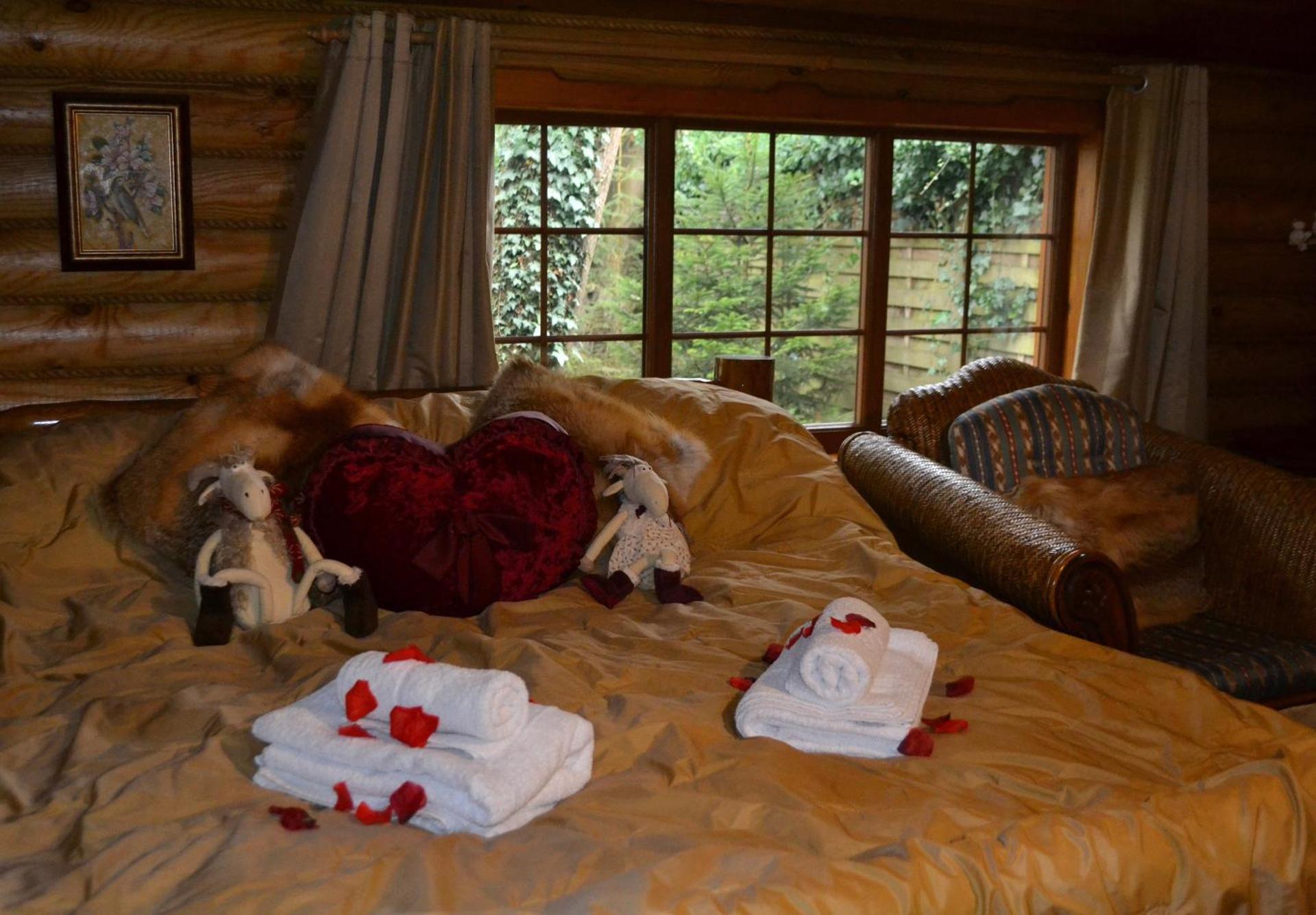 Traditional Log Cabin next to Harry Potter Studios