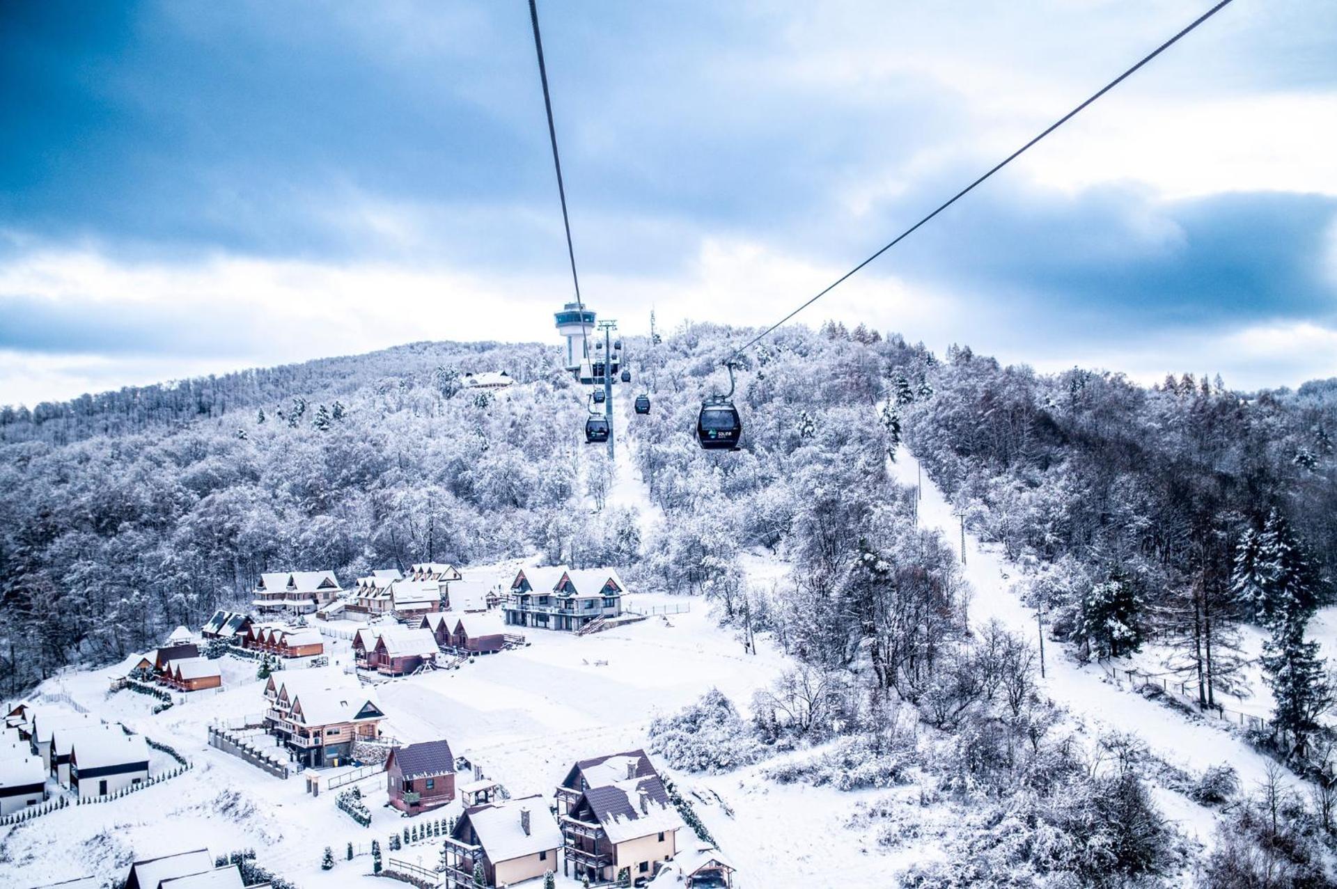 Stodoły w Bieszczadzie domy z sauną i widokiem na góry