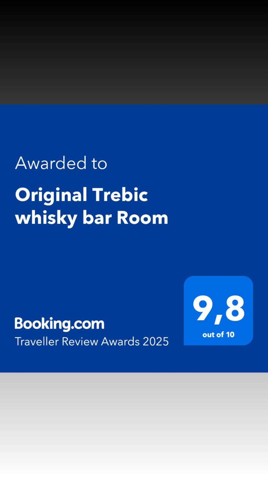 Original Trebic whisky bar Room