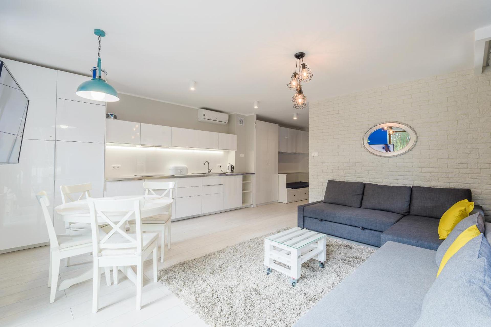 APARTAMENTY MIERZEJA - BALTIC PARK STEGNA, 33m2-57m2, 500 m od plaży, Bezpłatny Meleks