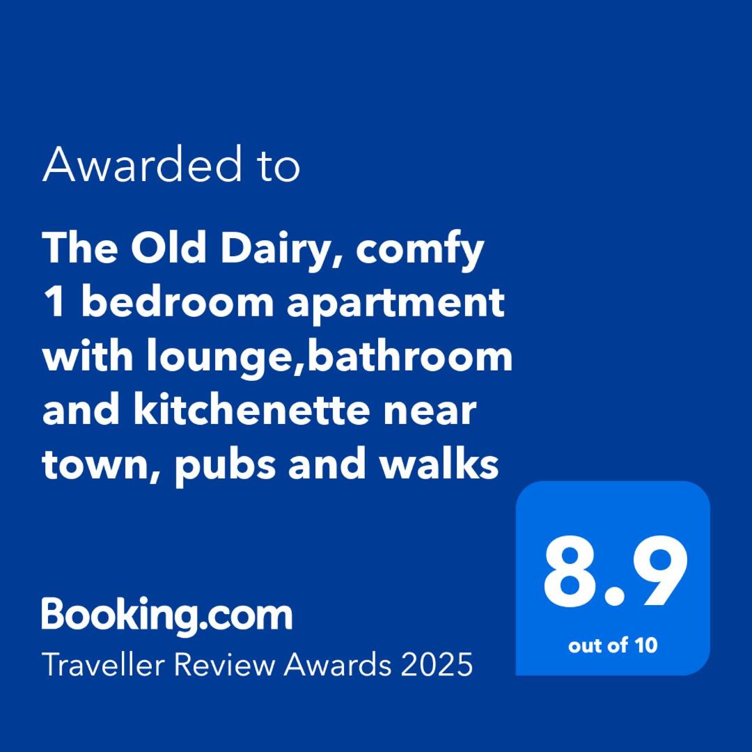 The Old Dairy, comfy 1 bedroom apartment with lounge,bathroom and kitchenette near town, pubs and walks