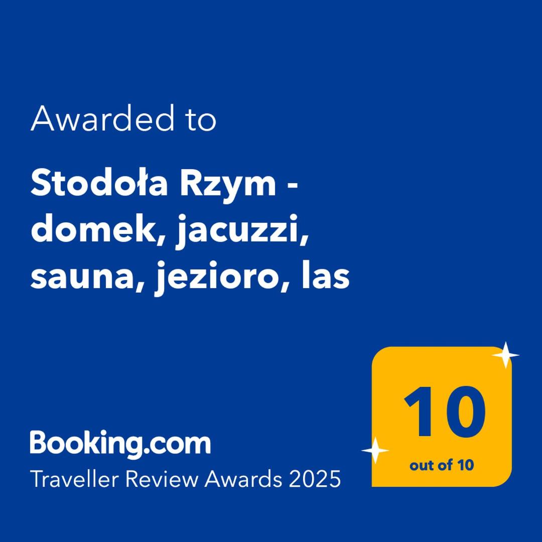 Stodoła Rzym - domek, jacuzzi, sauna, jezioro, las