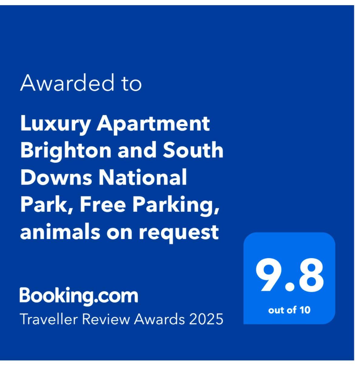 Luxury Apartment Brighton and South Downs National Park, Free Parking, animals on request daily fee