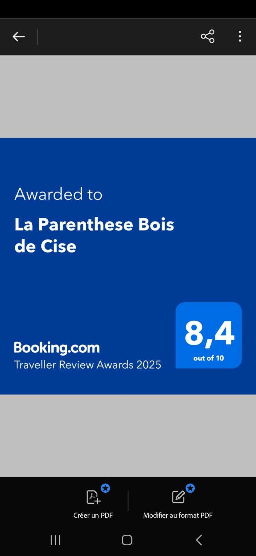 La Parenthese Bois de Cise