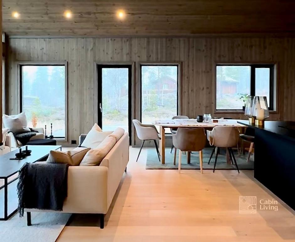 Brand new cabin at Hovden cross-country skiing