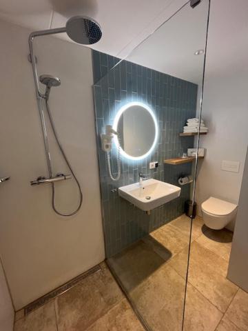 Standaard kamer met douche en extra bed in het souterrain