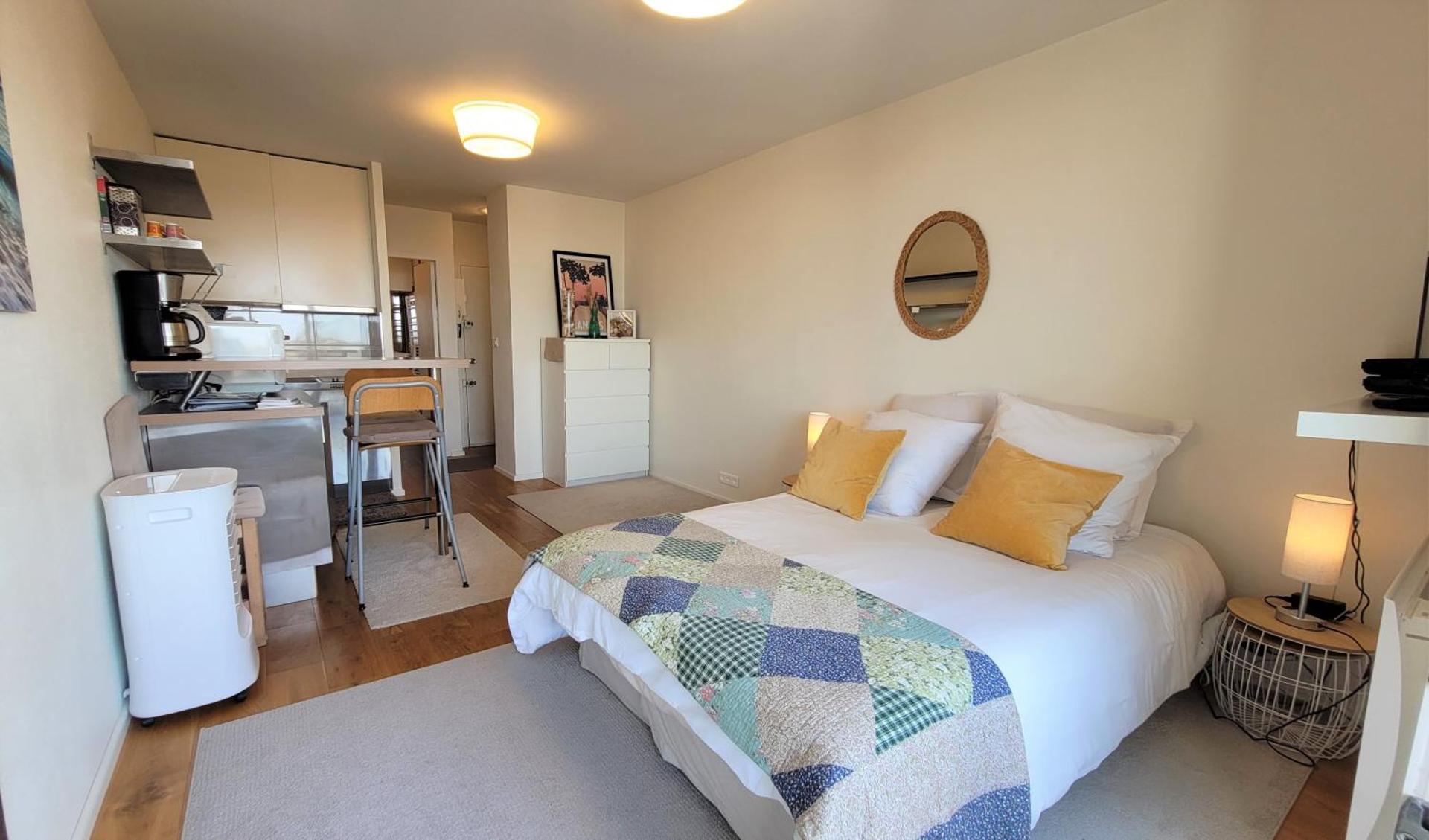 Studio ultra cosy et chic avec vue sur l'océan 3*