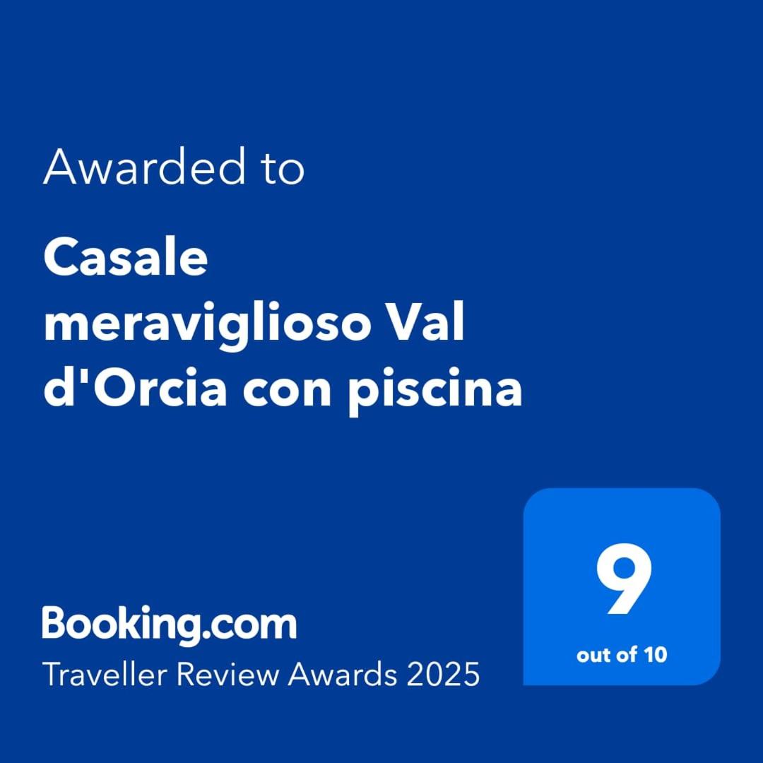 Casale meraviglioso Val d'Orcia con piscina e Sauna