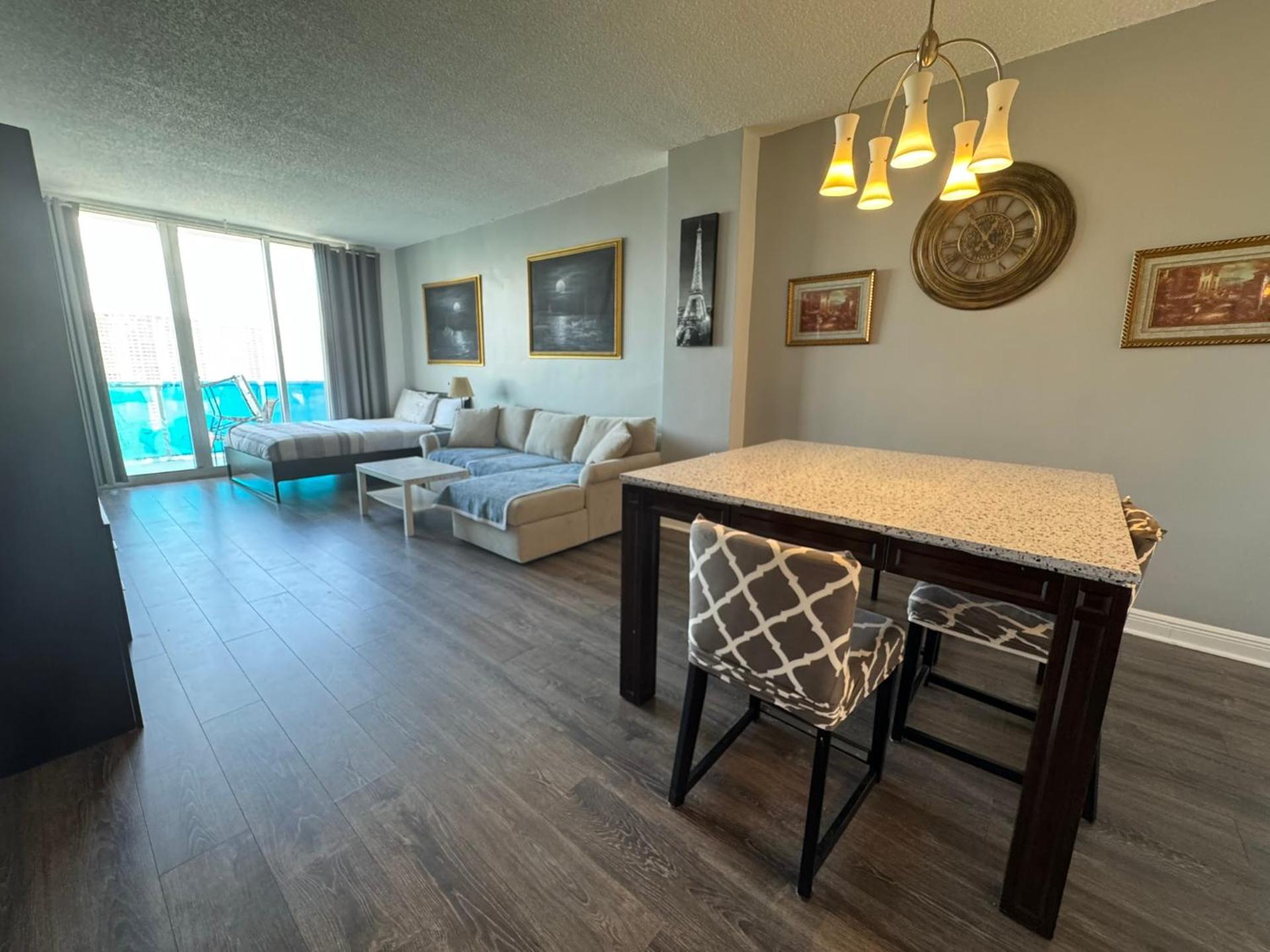 One-Bedroom Apartment with Balcony and Water View