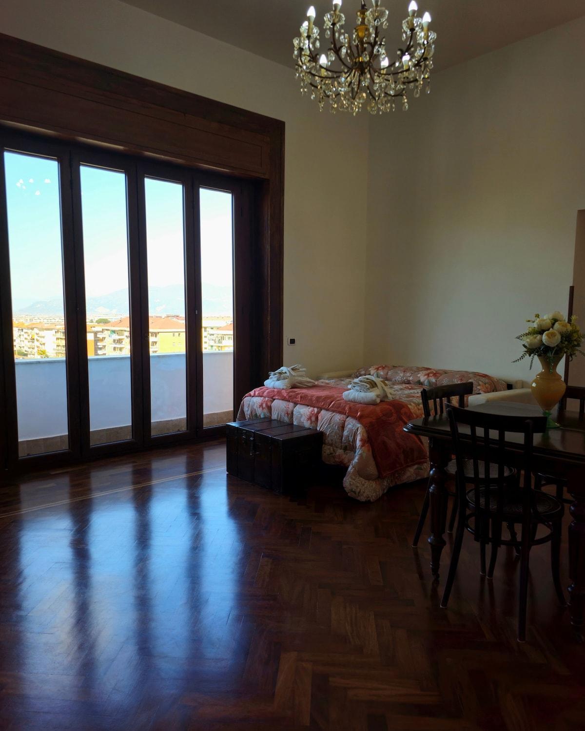 Villa Desiderio Elysia Penthouse with Vesuvius View