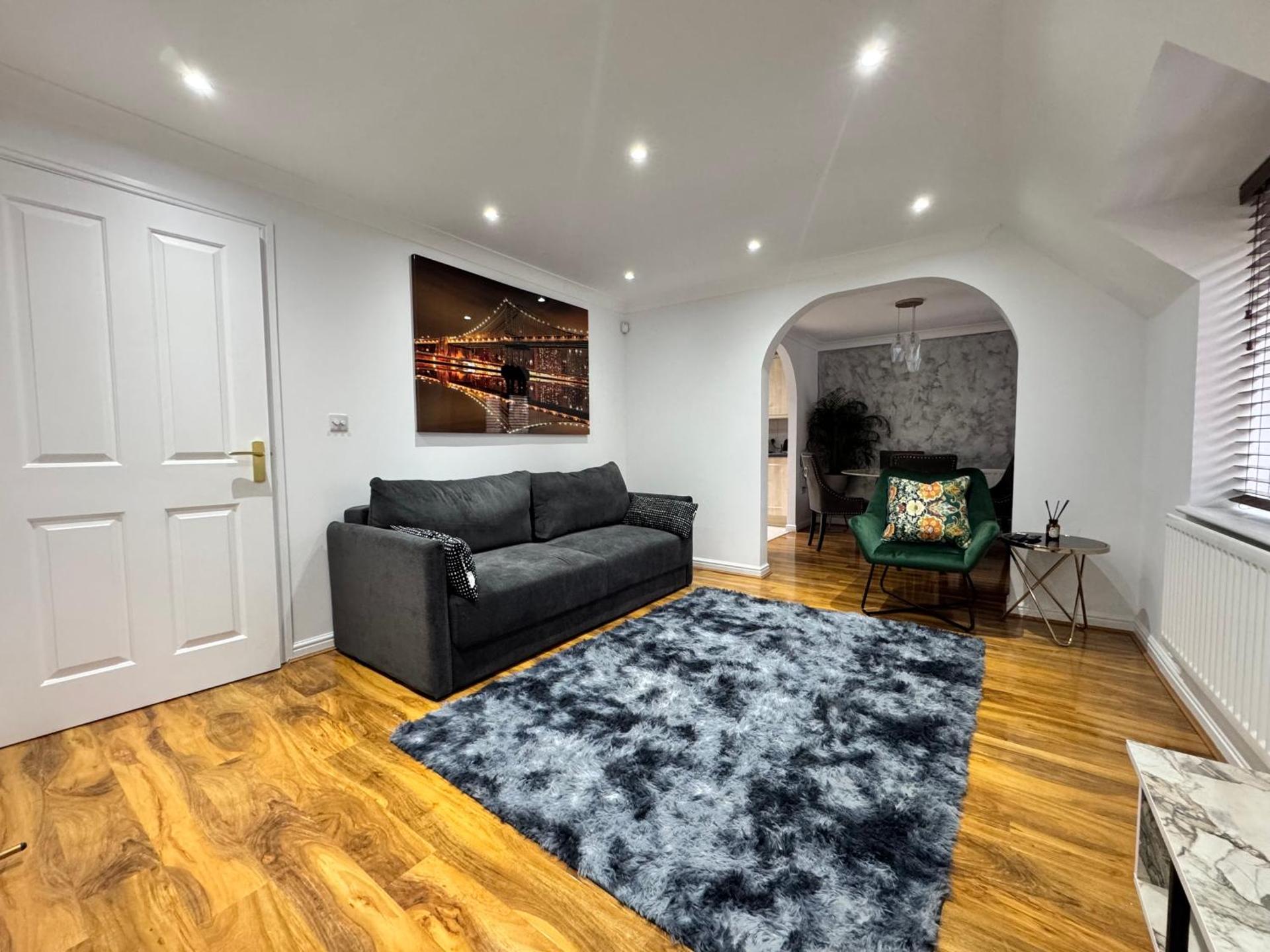 A luxurious coach house