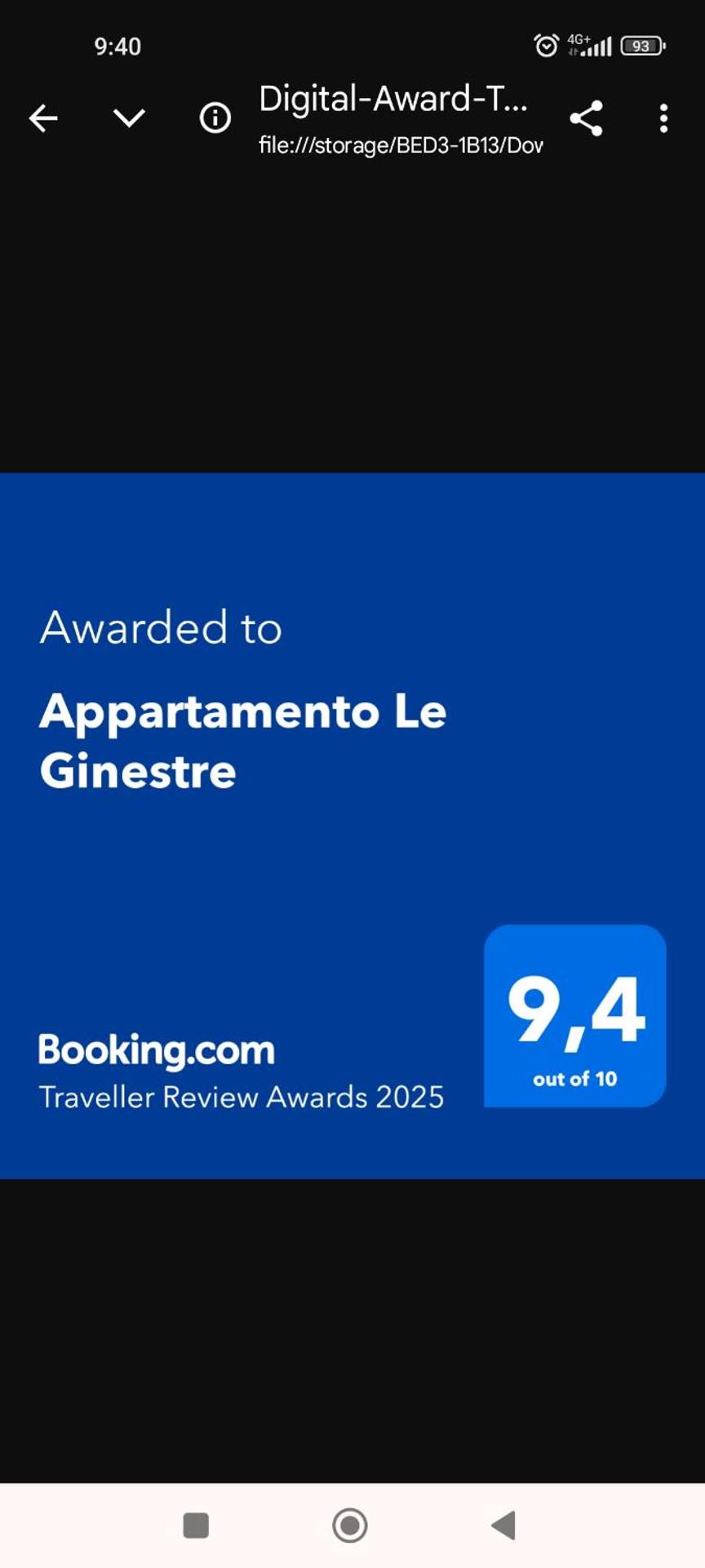 Appartamento Le Ginestre