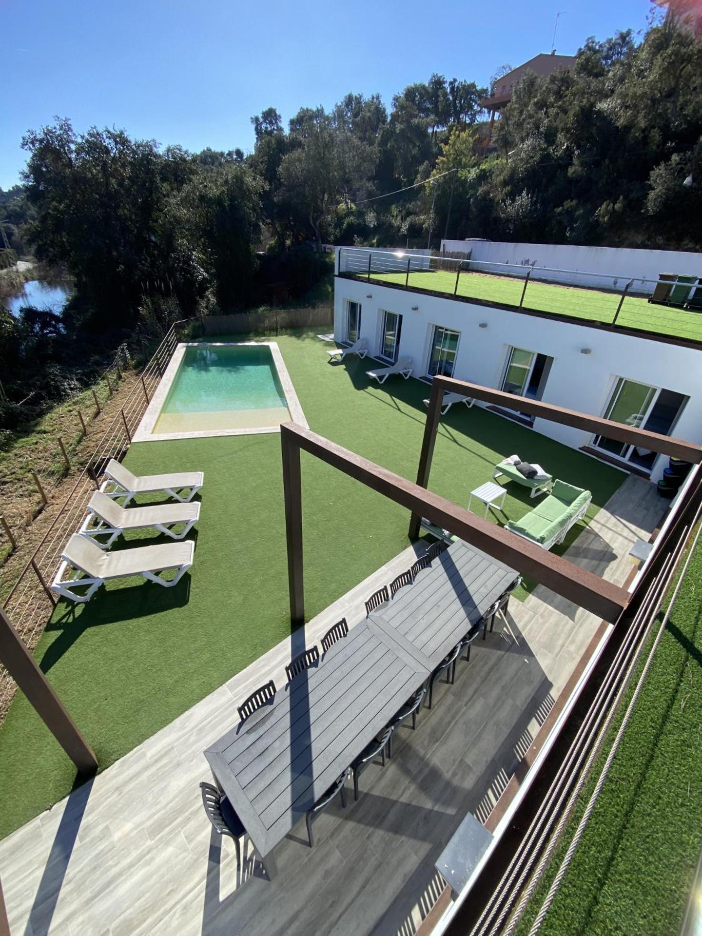 Casa Rio de Oro con piscina con playa y barbacoa