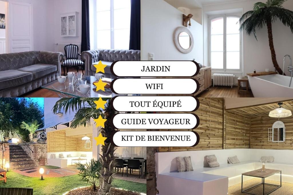 E Le clos des lumières, maison 13 pers avec jardin