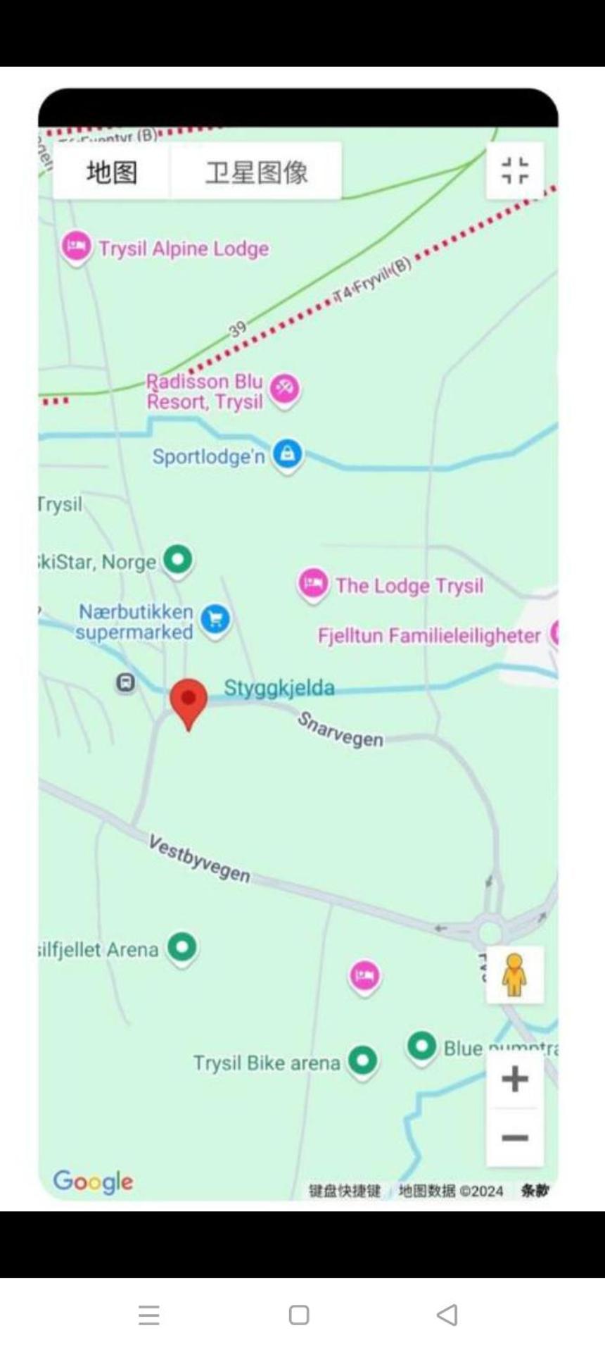 Trysil turistesenter liten leilighet