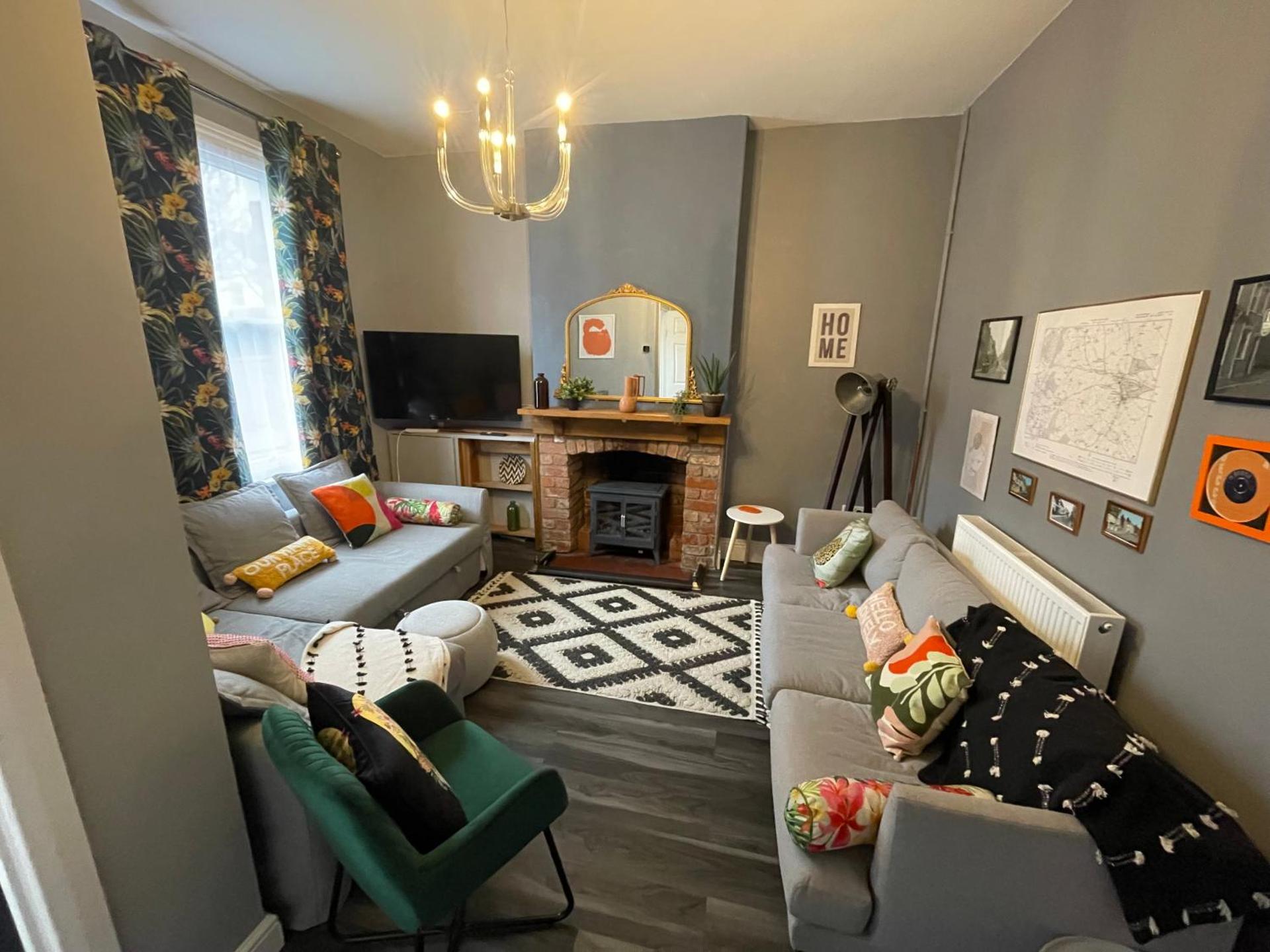 Victorian red-brick home in picturesque market town