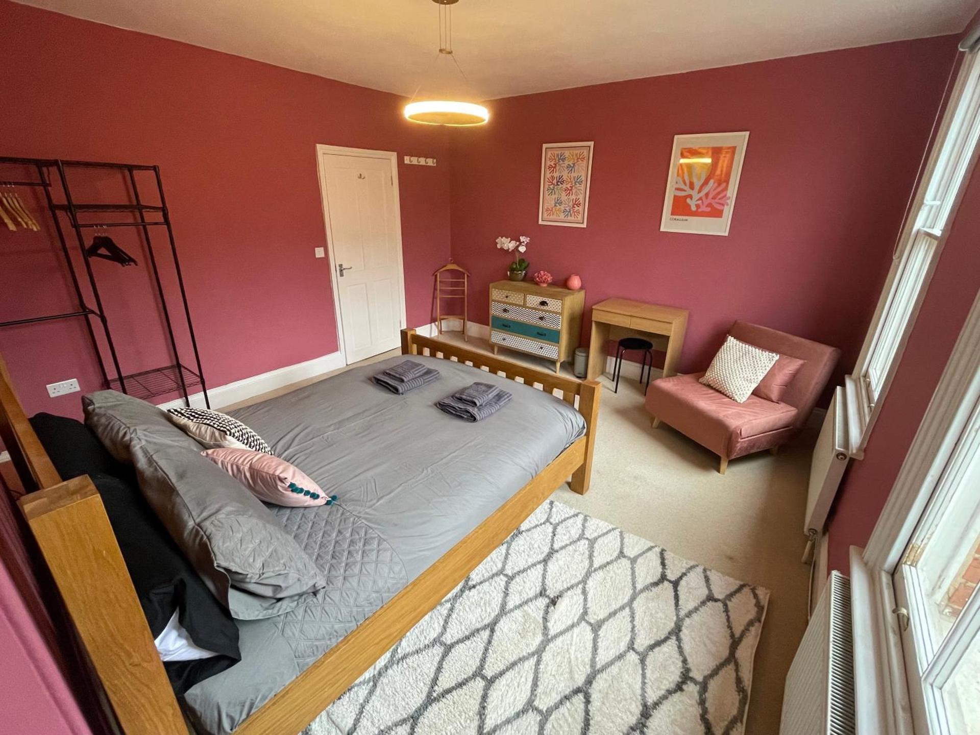 Victorian red-brick home in picturesque market town