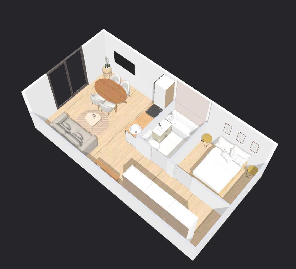 Appartement Cosy, terrasse vu mer, piscine, Sauna - WarmHouse