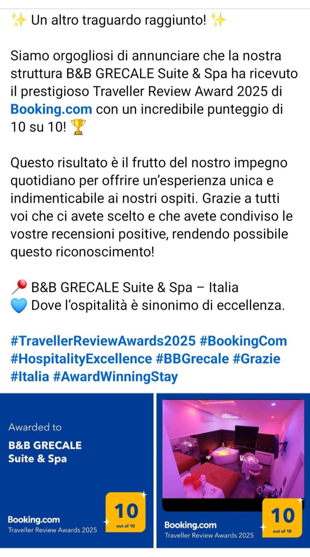 B&B GRECALE Suite & Spa