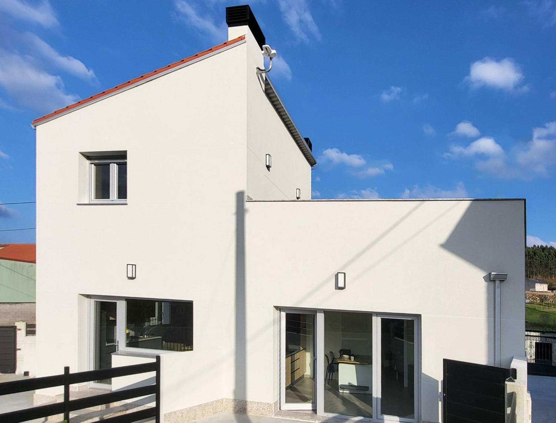 AG Casa do Ramon en Playa Razo con patio exterior