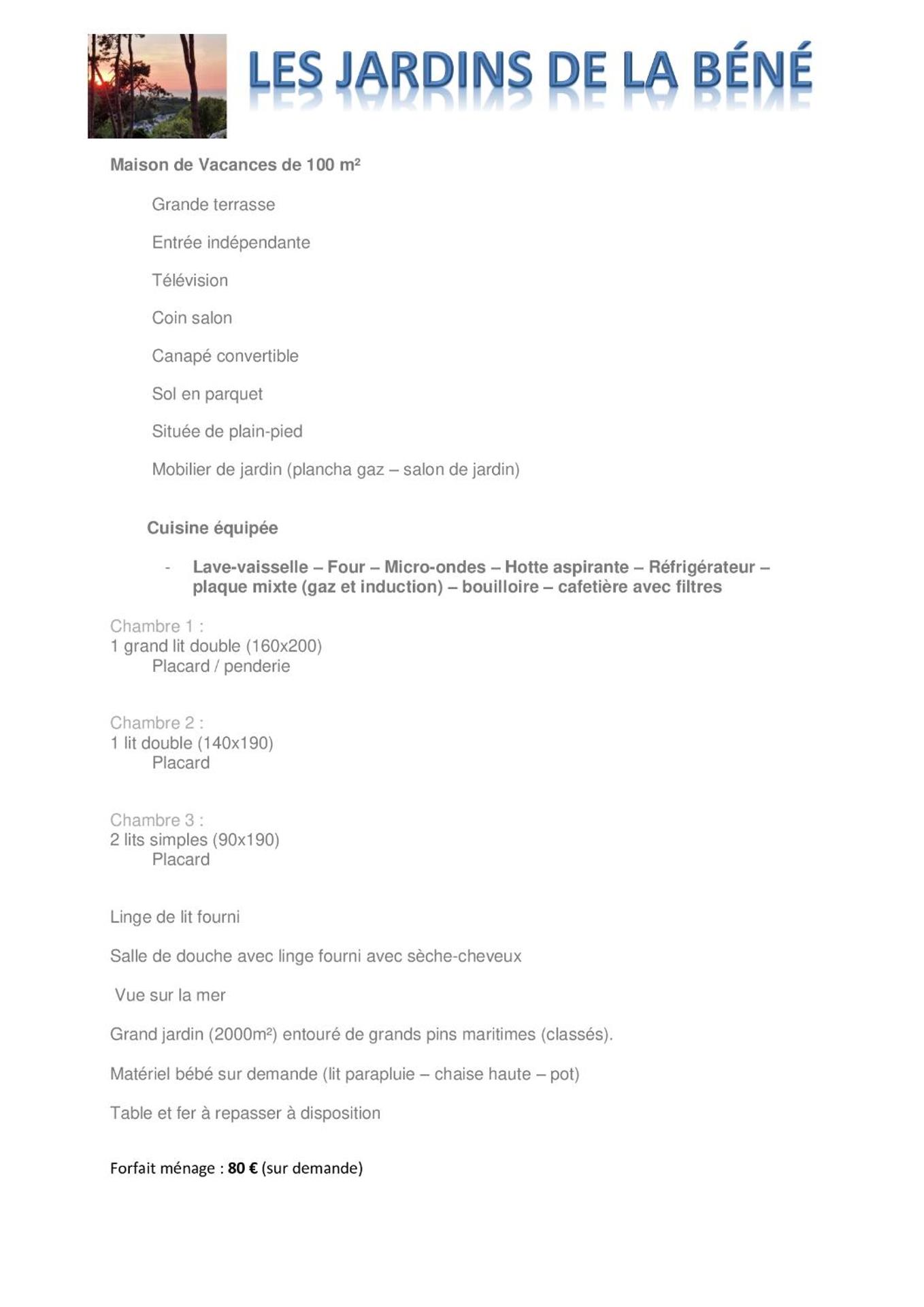 Les Jardins de la Béné