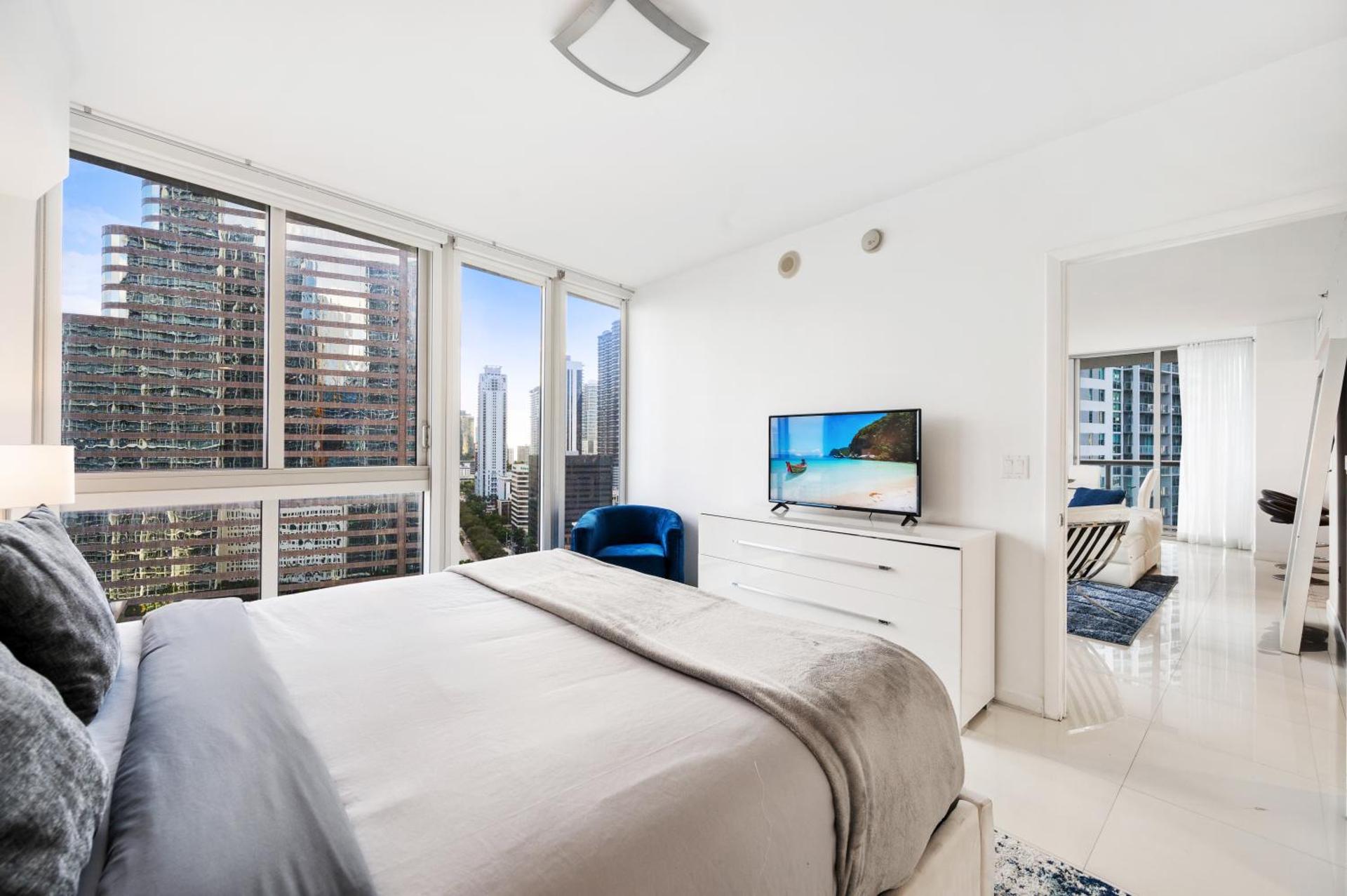 Deluxe-lejlighed med 2 soveværelser og udsigt til havnen