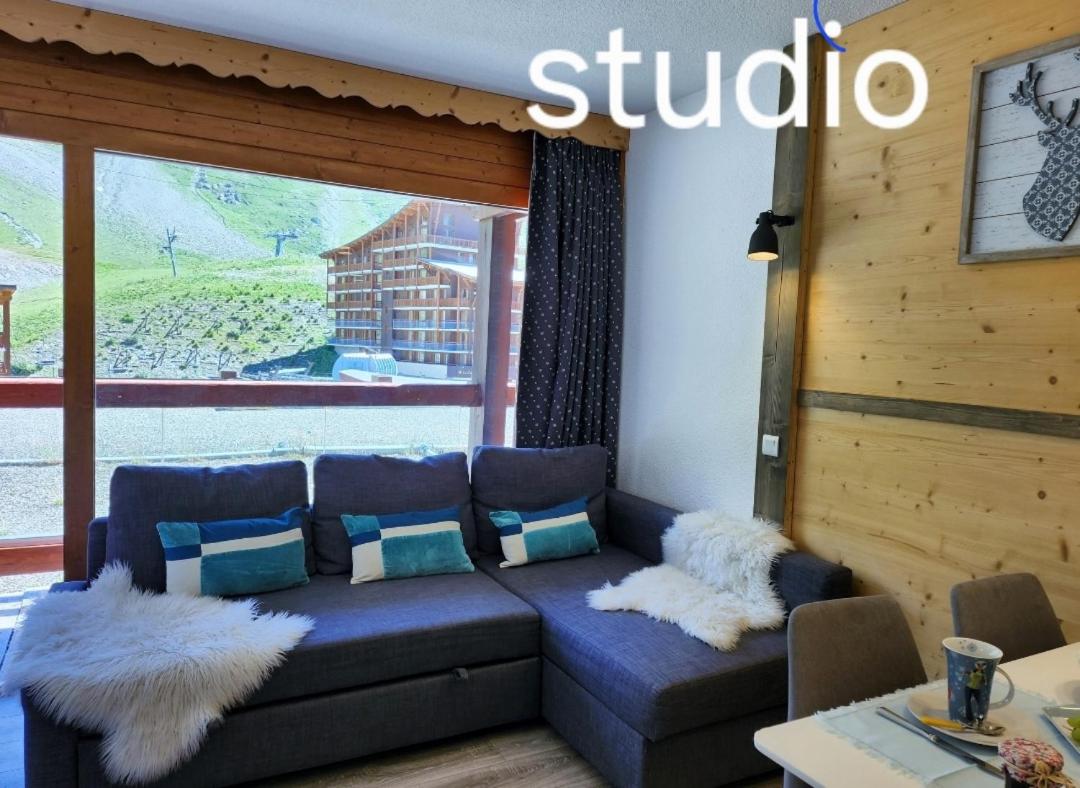 Arc 2000 - appartement ou studio avec balcon et vue