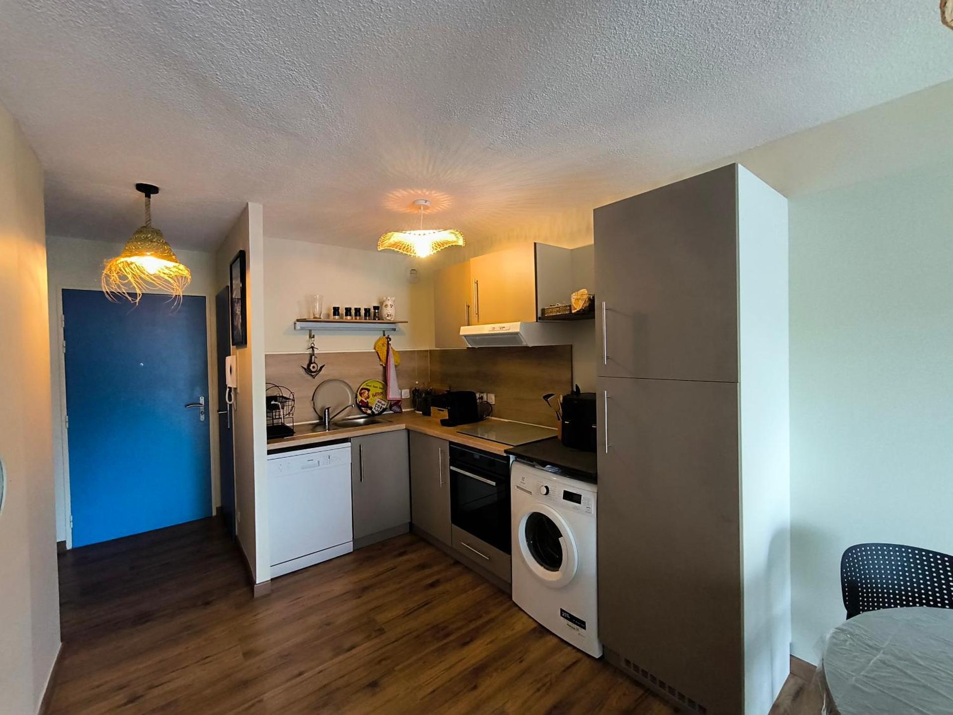 Centre ville d'Arcachon - app 5 couchages - parking