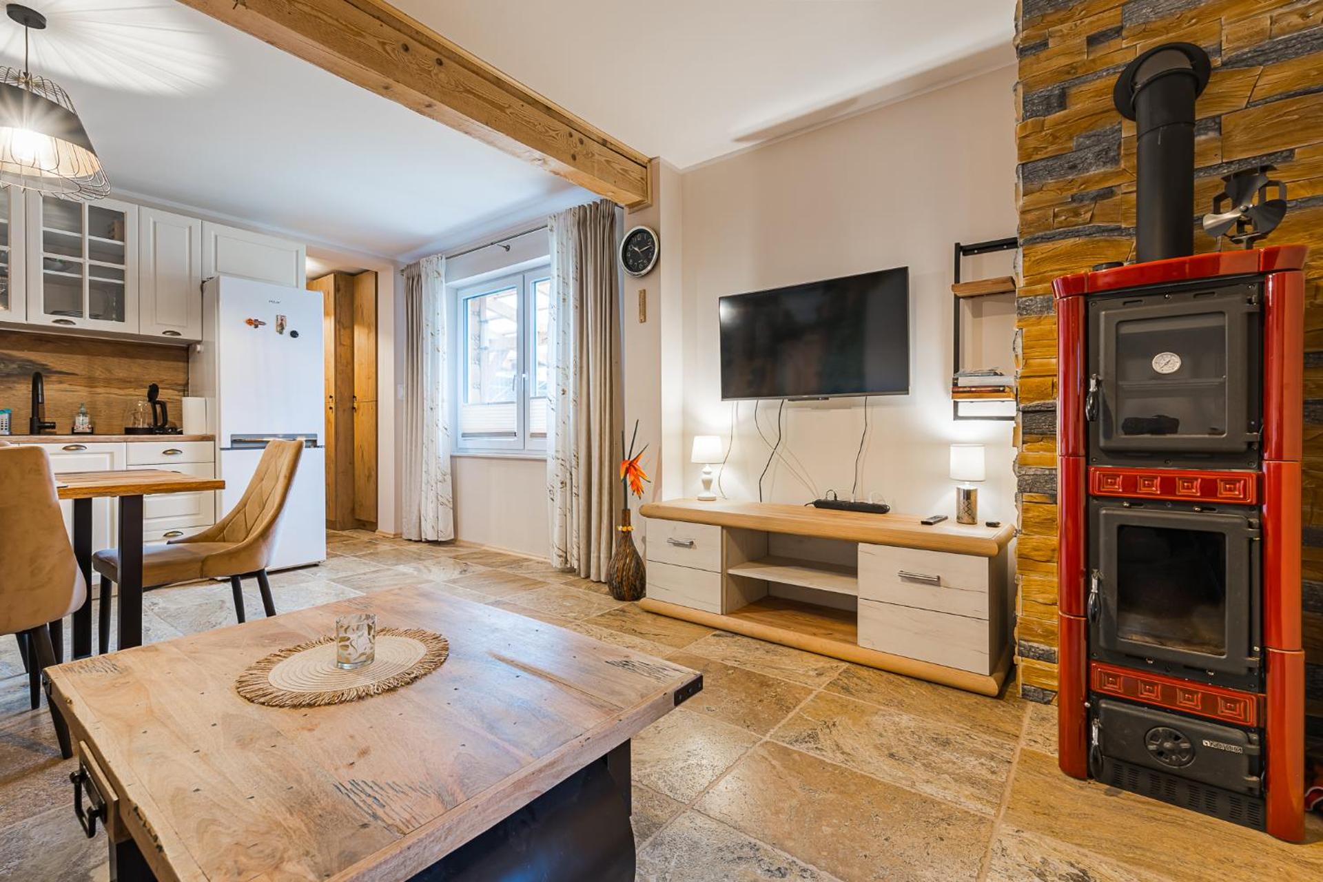 Słoneczna Wetlina - Apartament 2 z kominkiem