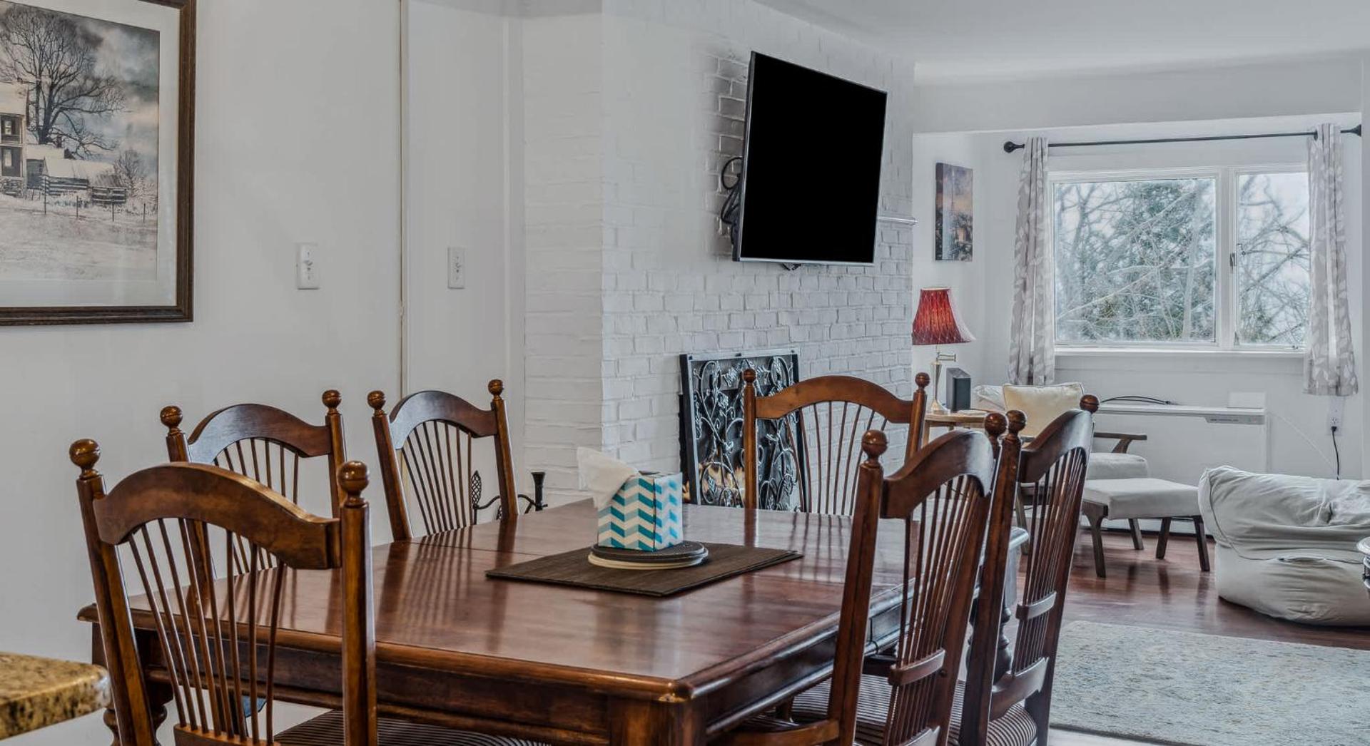 Steps to Ski Trail Fireplace - Kingswood 1B